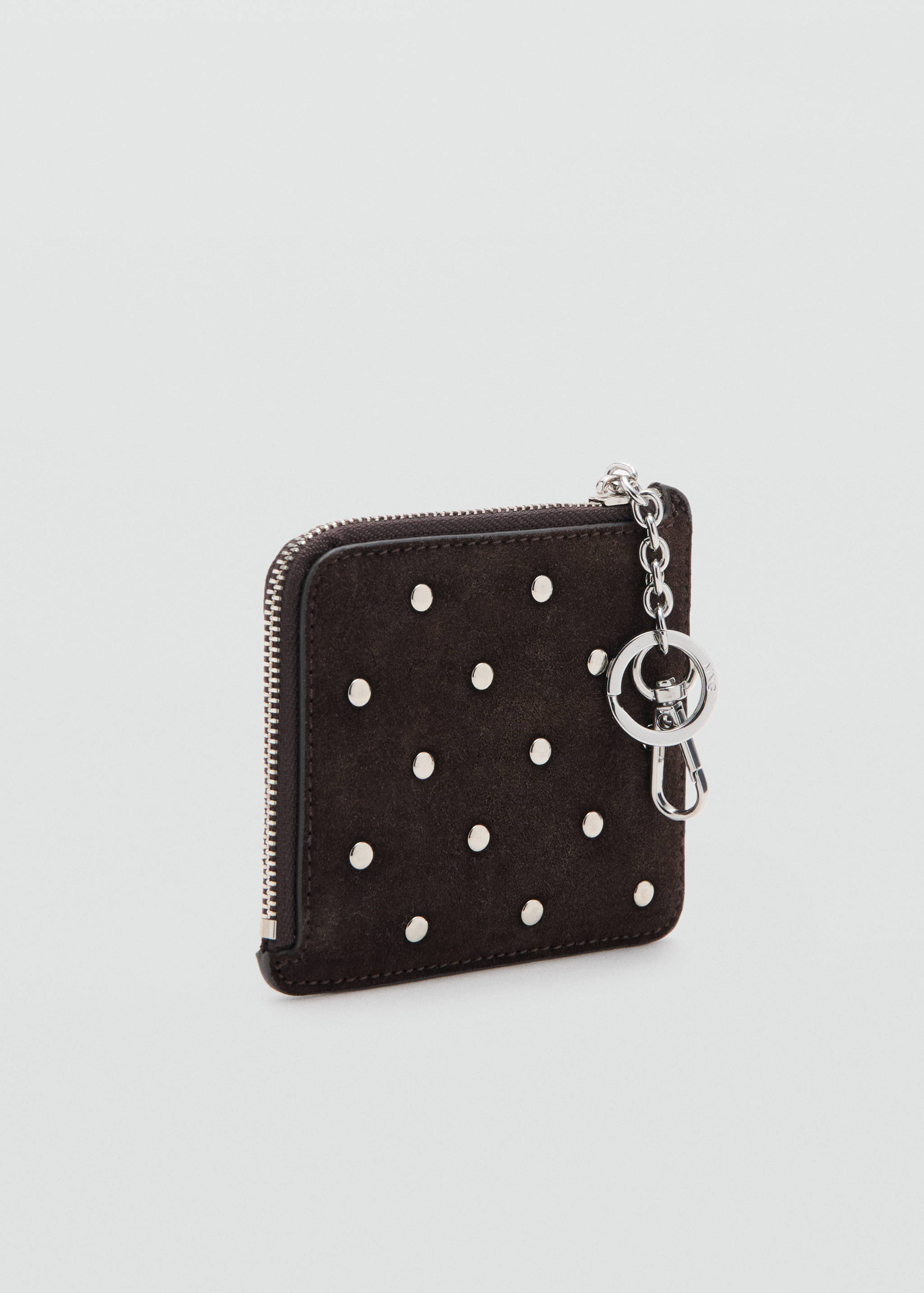 Suede studded purse - Details of the article 1