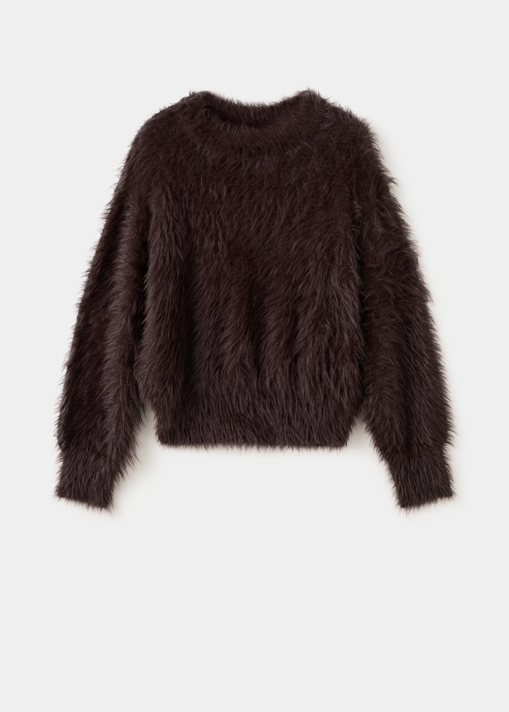 Faux-fur sweater - Article without model