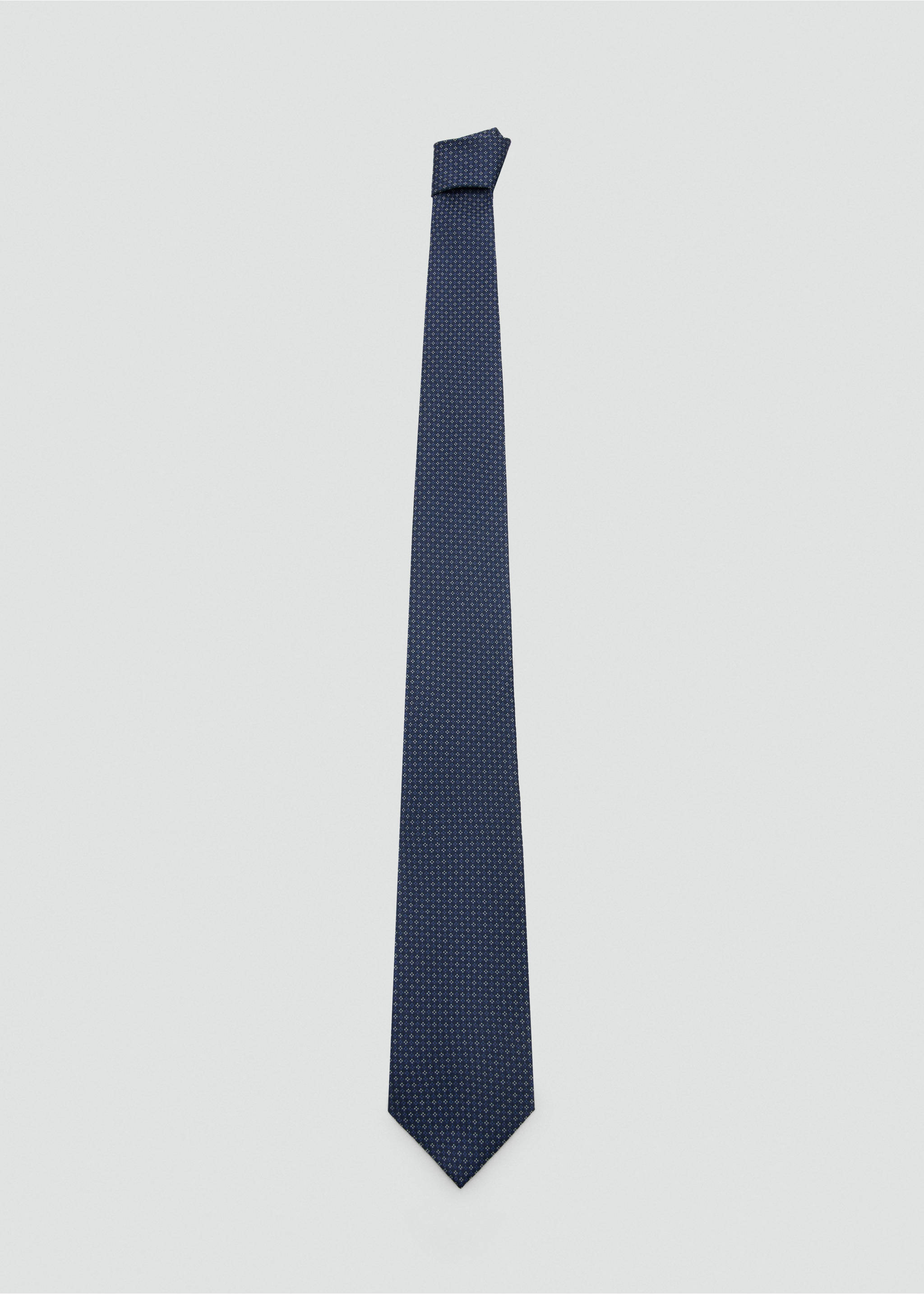 Silk blend tie fastening - Article without model, Navy. Ref: 27061302-00.