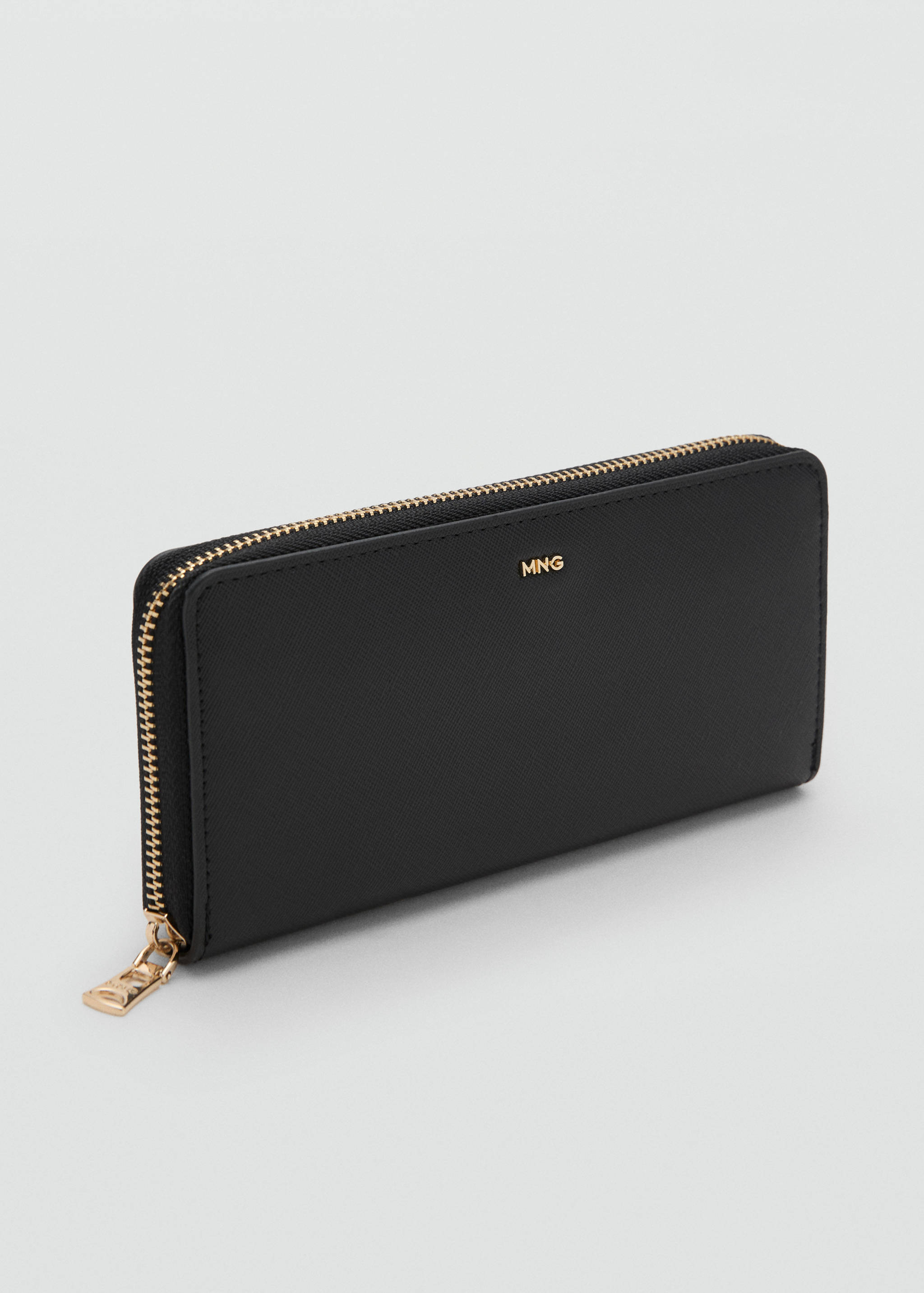 Saffiano-effect wallet - Medium plane