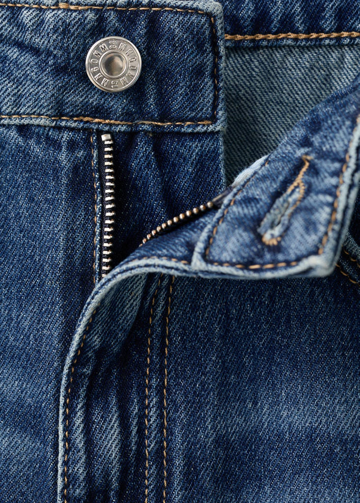 Matilda high-rise straight jeans — Dark Blue
