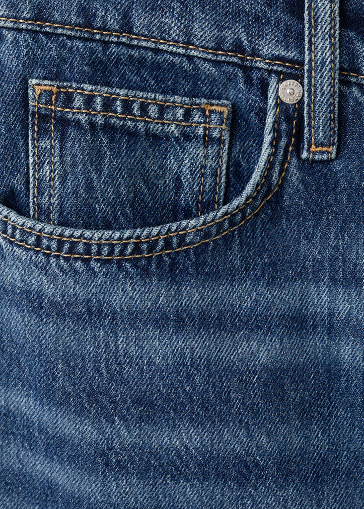 Matilda high-rise straight jeans — Dark Blue