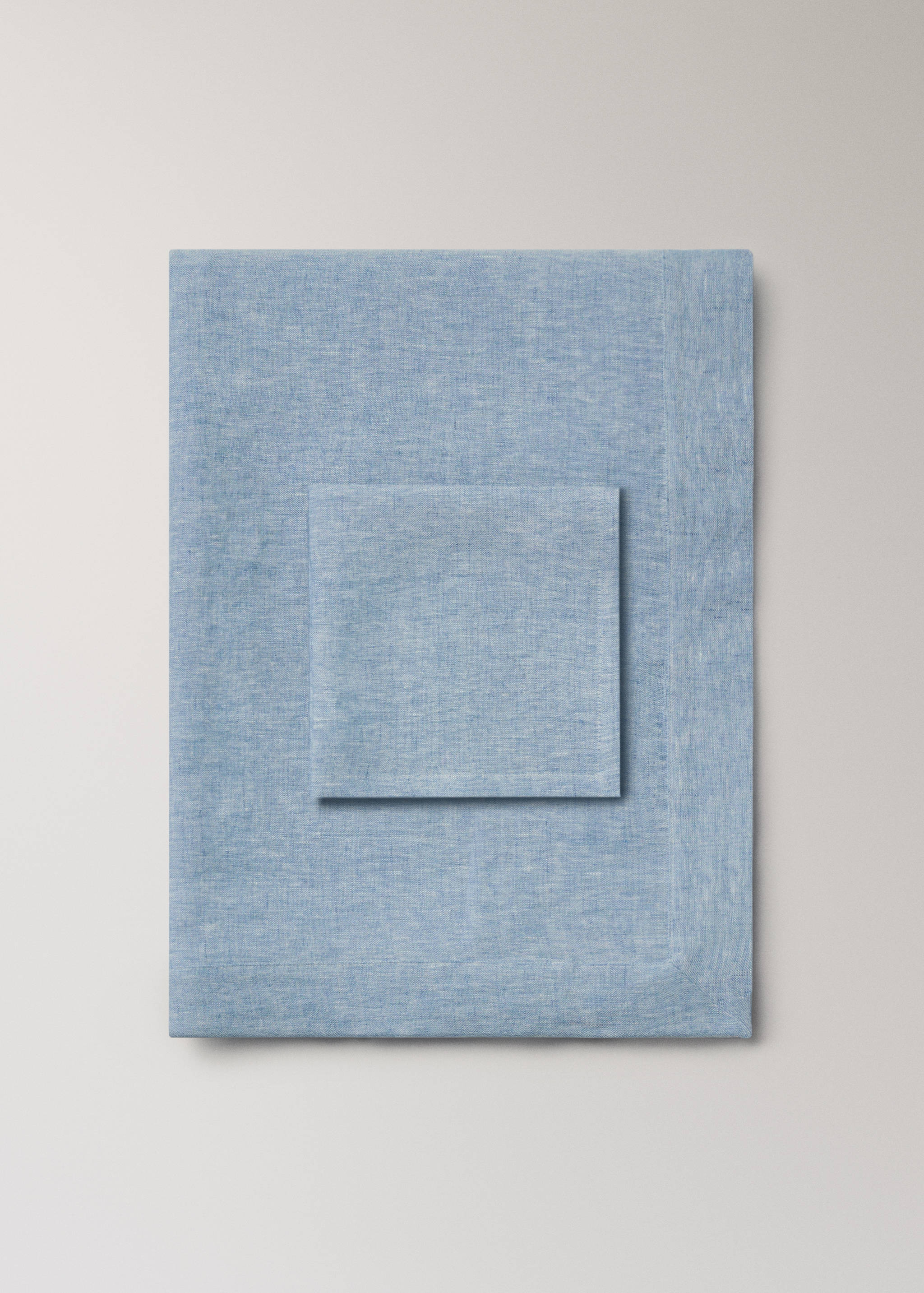 100% linen napkins with a melange effect - Details of the article 3