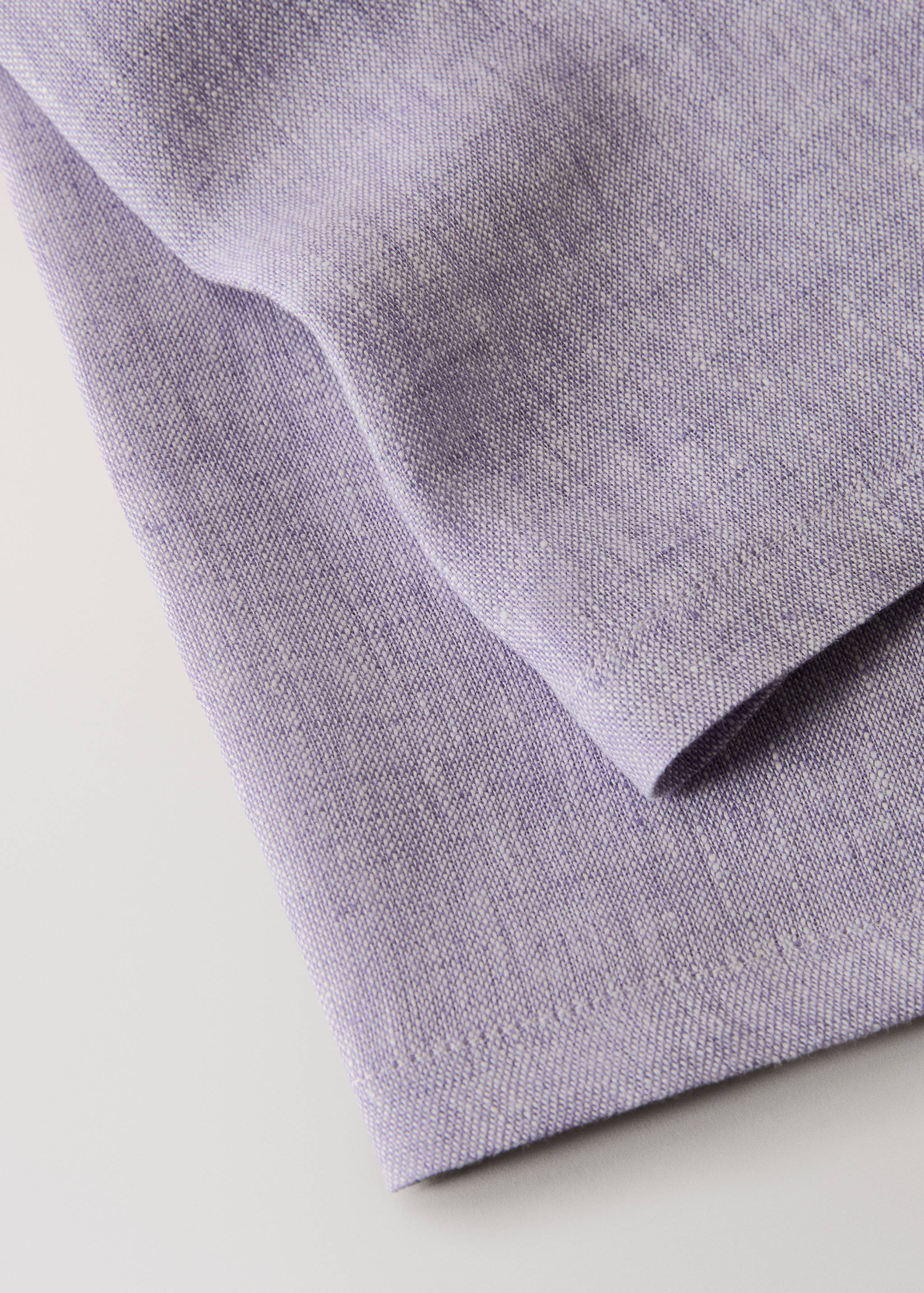 100% linen napkins with a melange effect - Details of the article 2