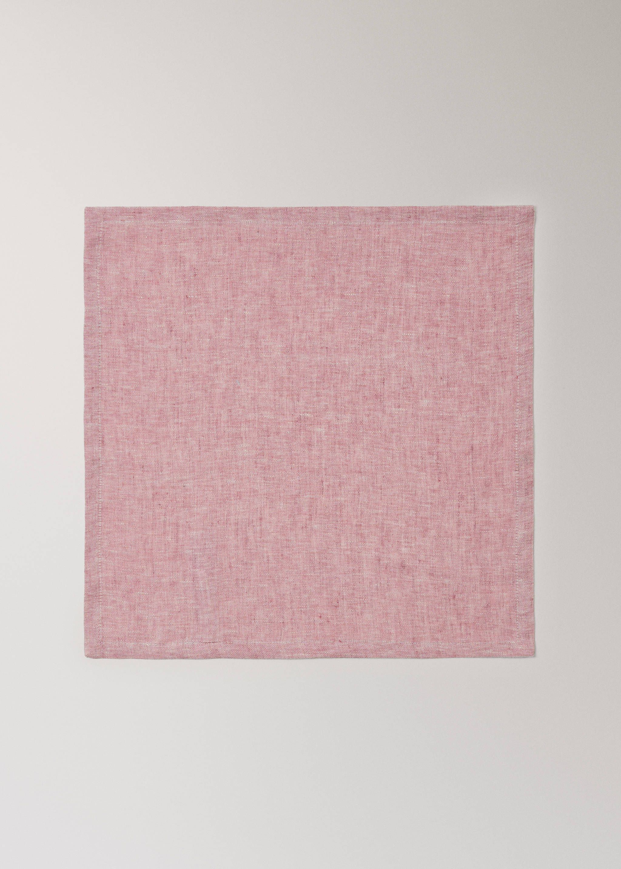 100% linen napkins with a melange effect - Article without model