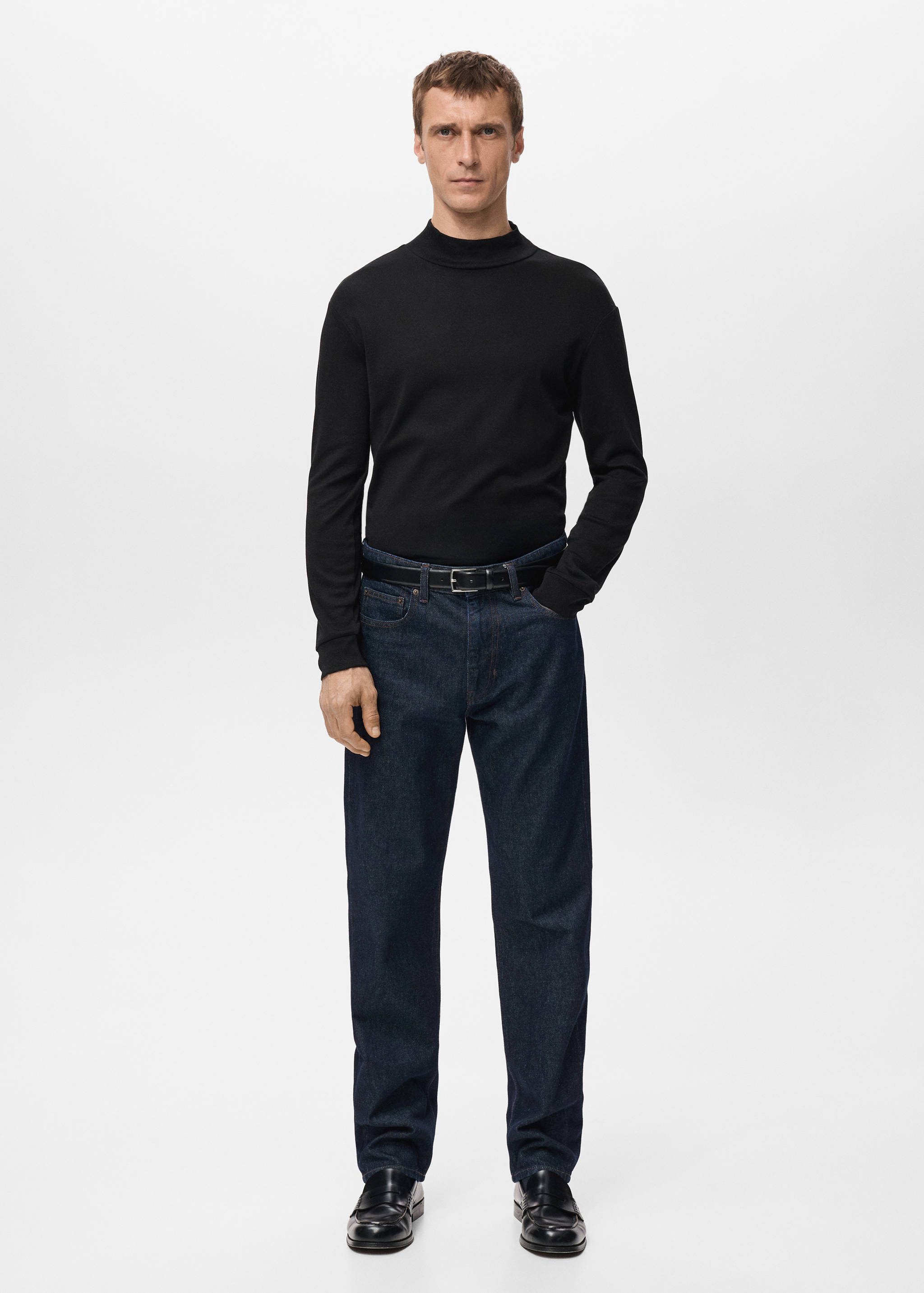 Perkins-neck long-sleeved t-shirt - General plane