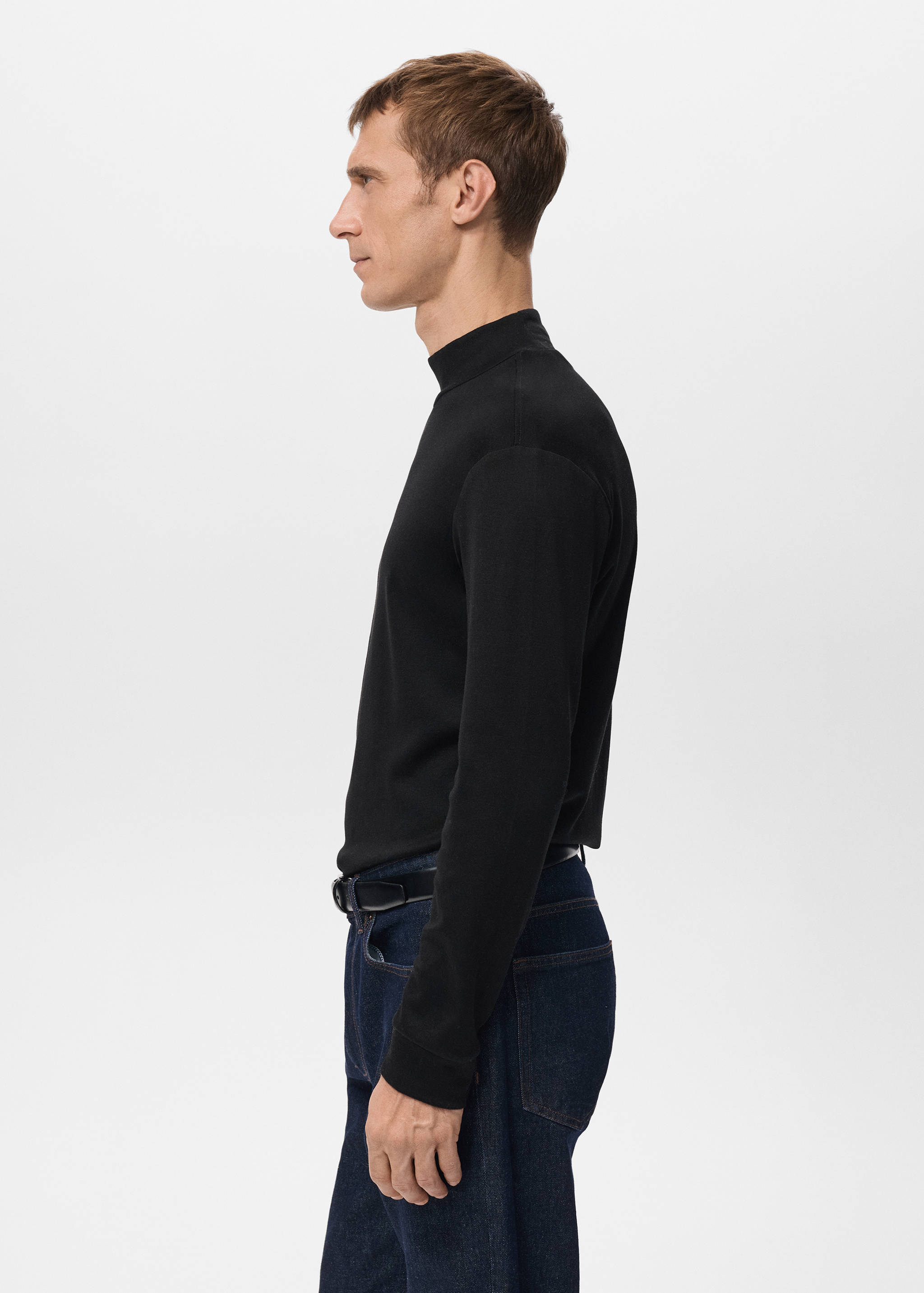 Perkins-neck long-sleeved t-shirt - Details of the article 6