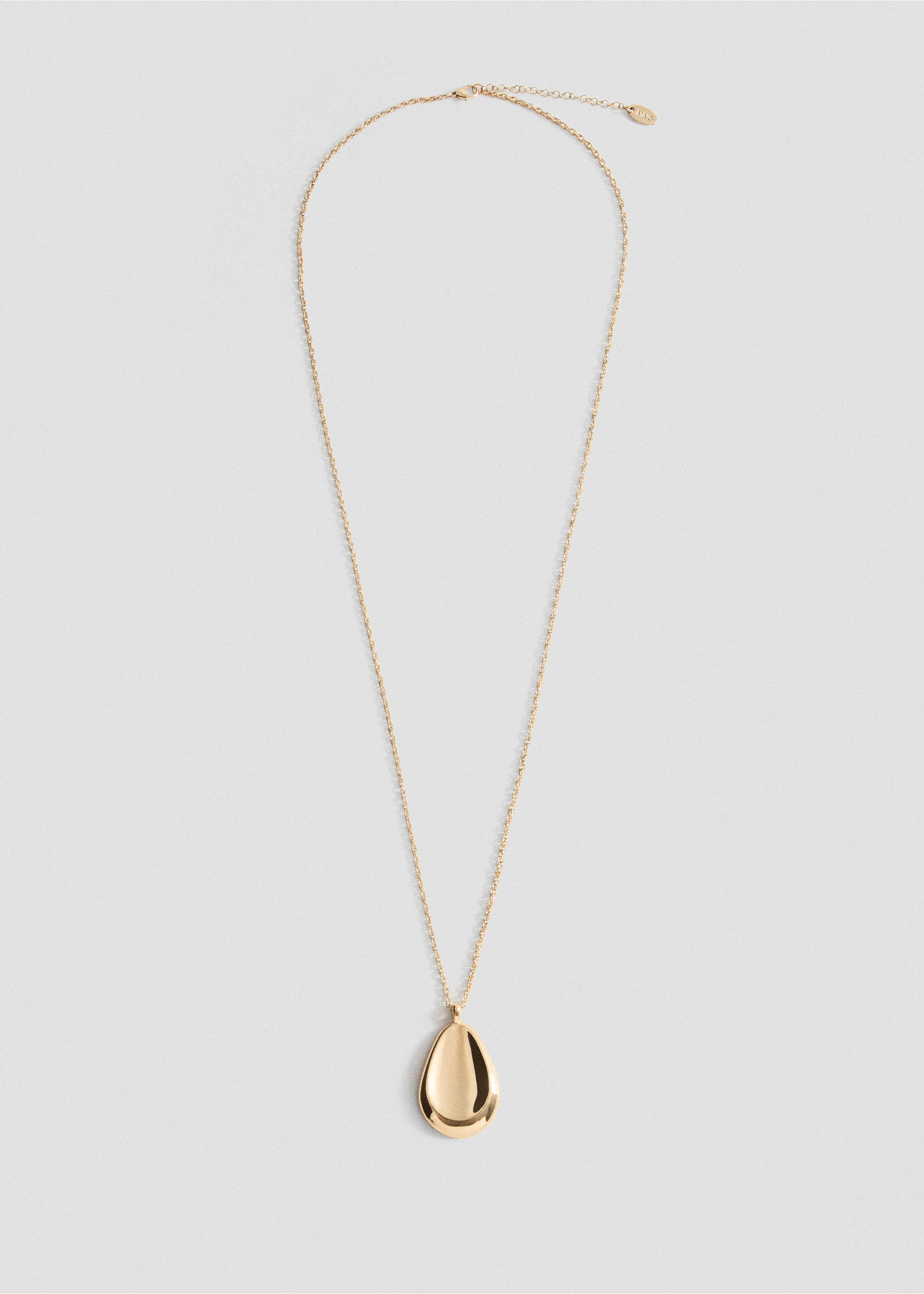 قلادة بتصميم قطرة الماء - منتج دون نموذج, ذهبي. Ref: 27061312-00.