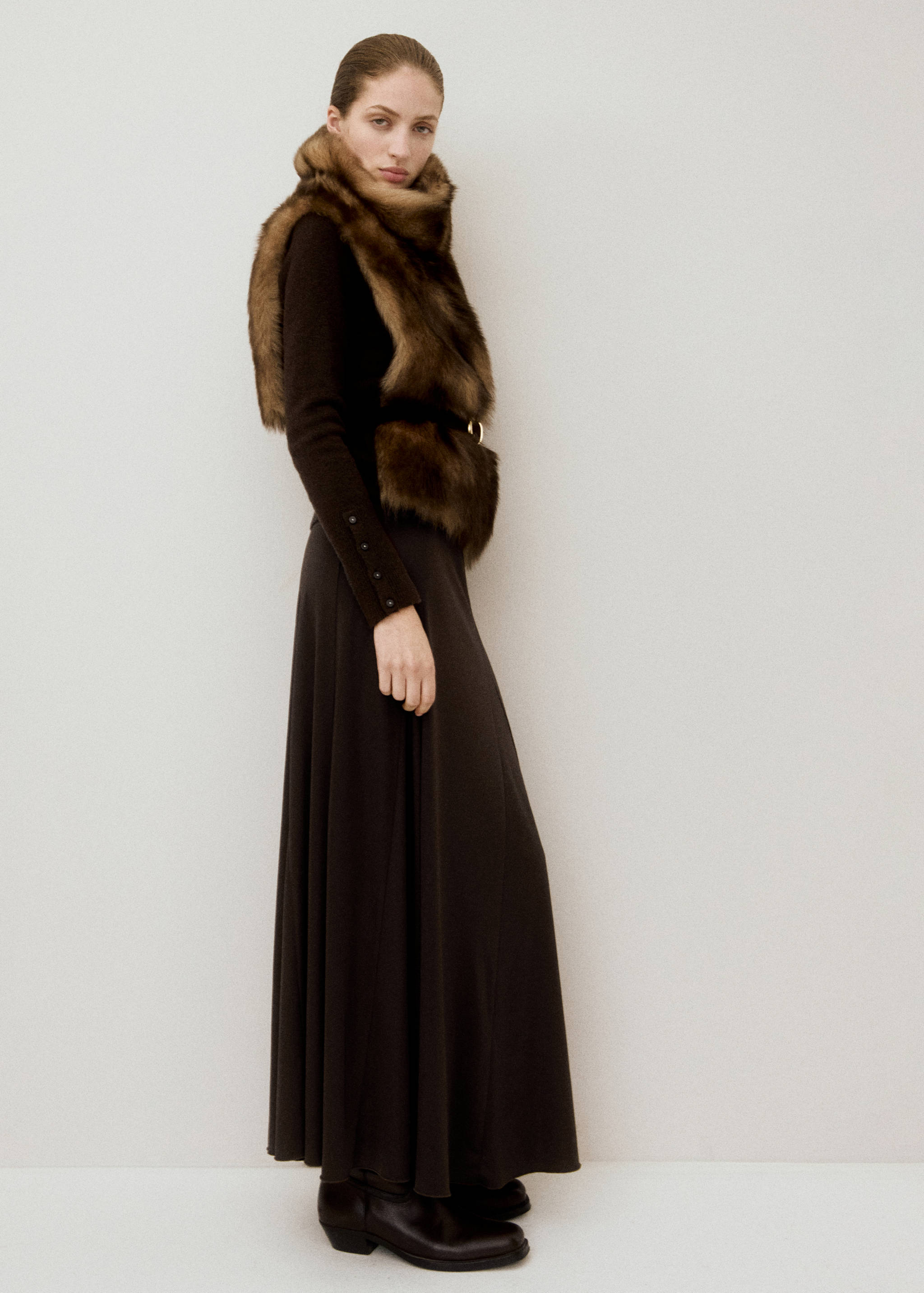 Юбка-трапеция с клиньями - Общий план