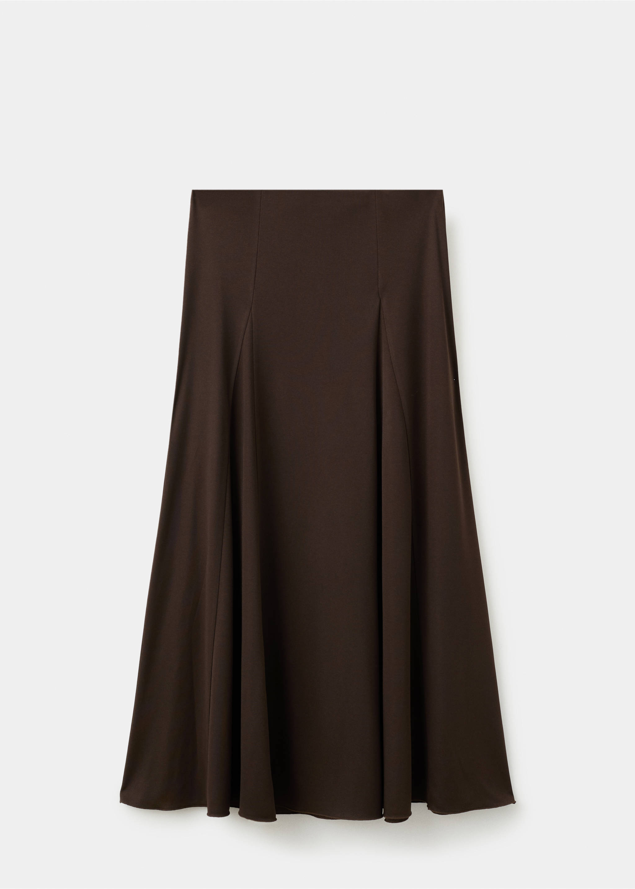 A-line skirt with godets - Article without model, Brown. Ref: 27061313-00.