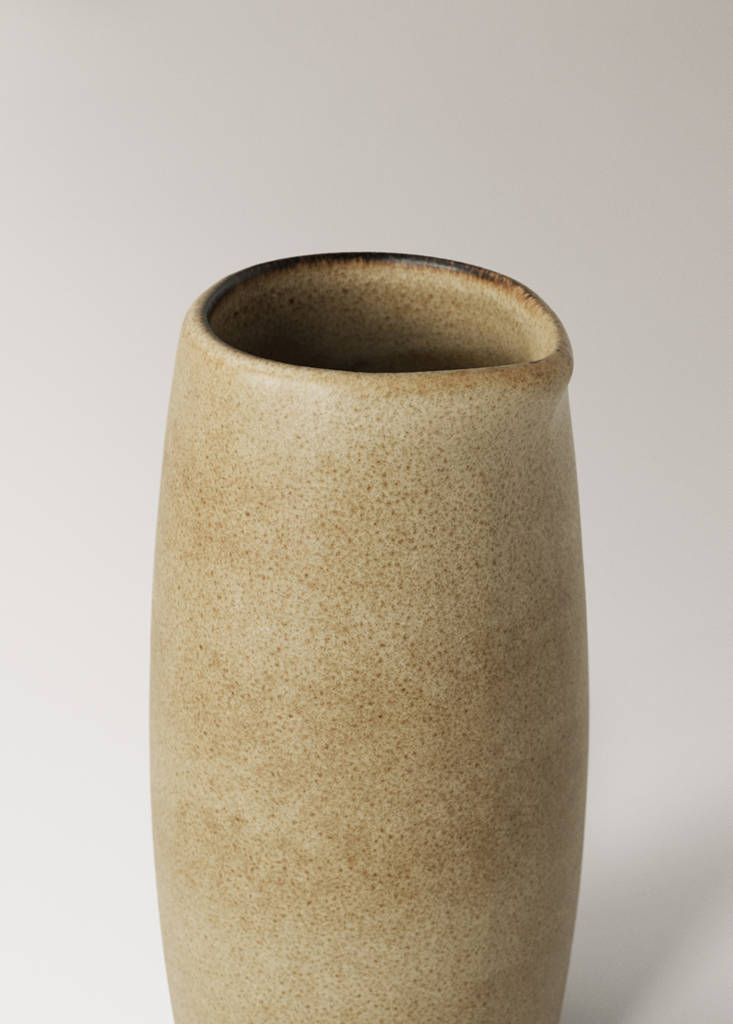 Stoneware milk jug — Light Heather Grey