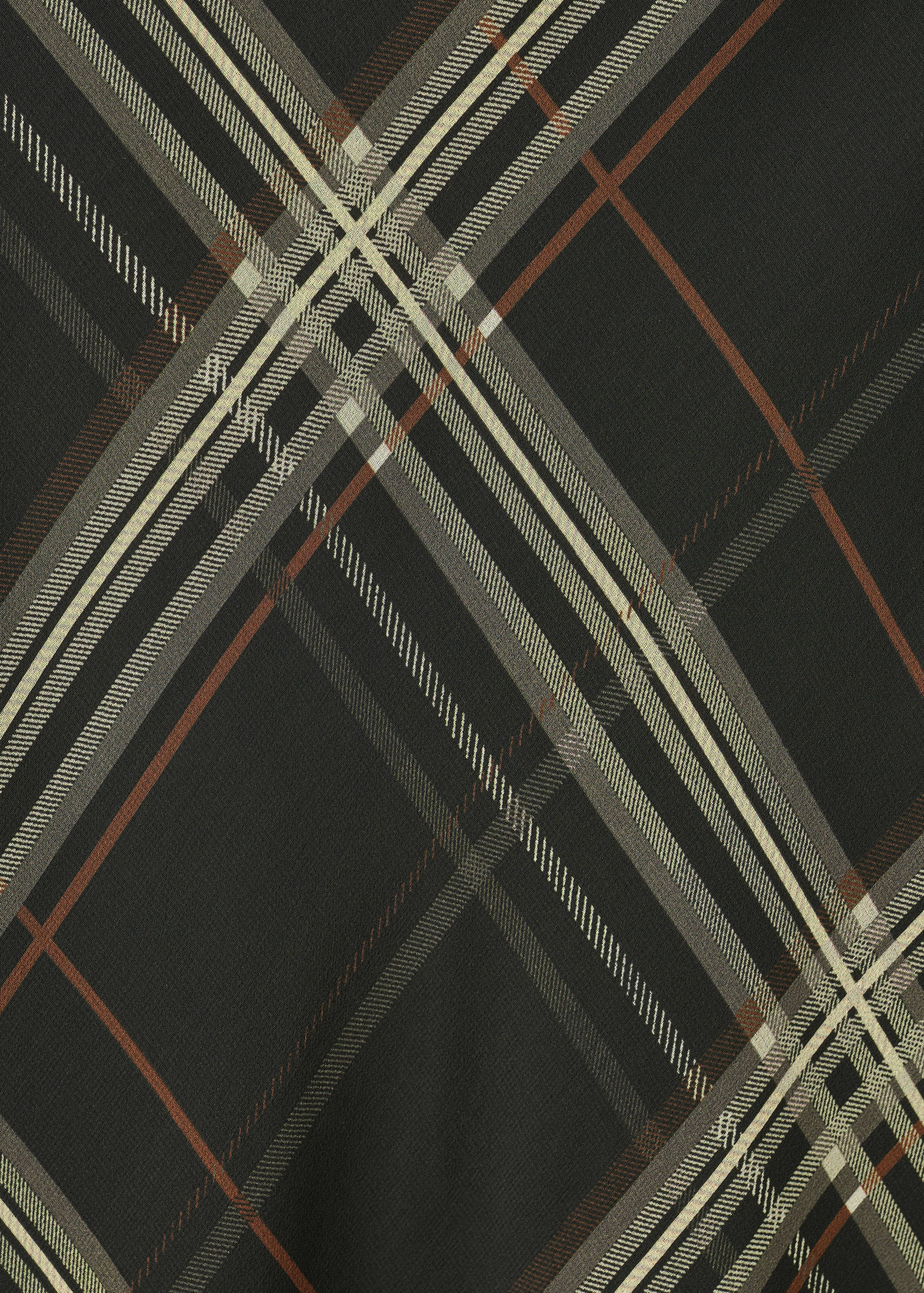 Checked long skirt - Details of the article 8