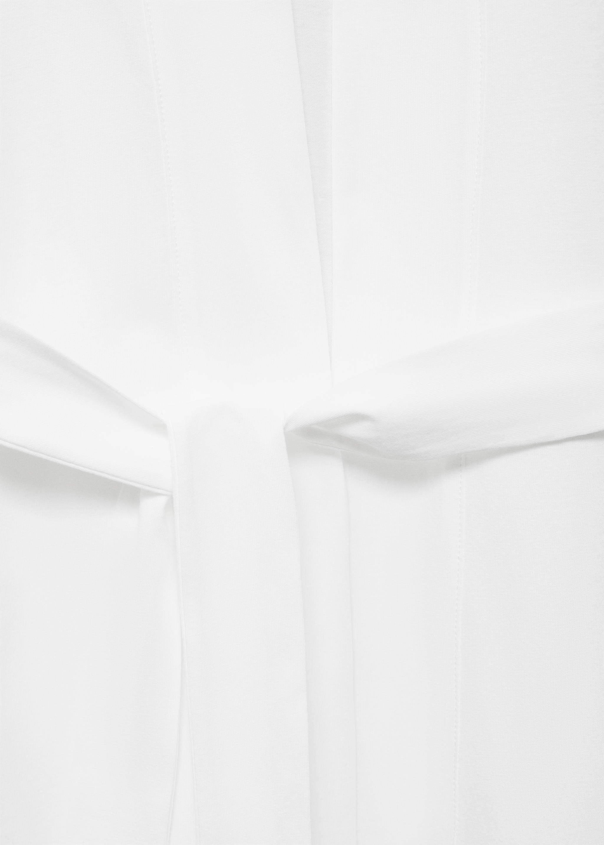 Robe de chambre en coton avec dentelle - Détail de l'article 8