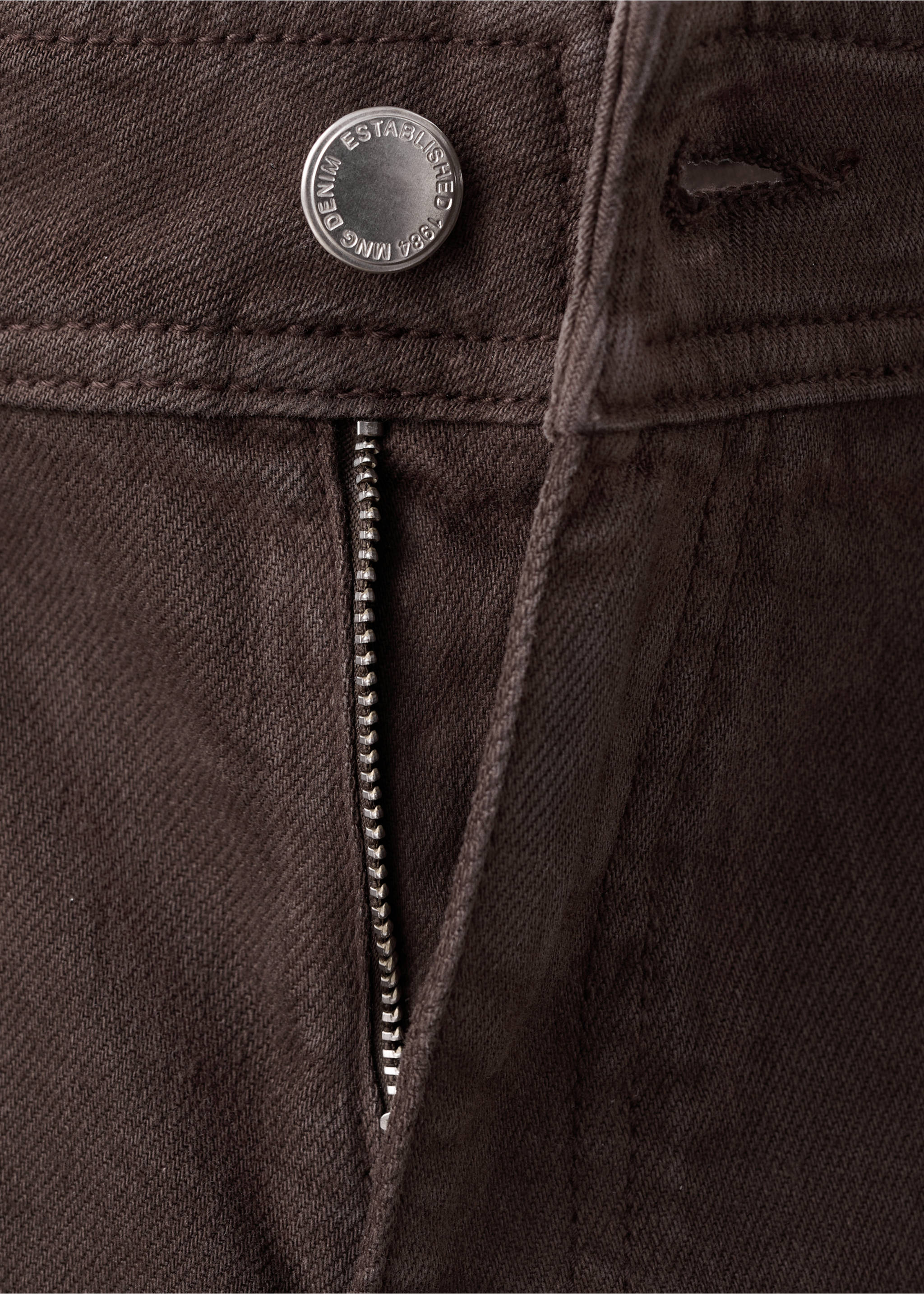 Jeans wide leg bolsillos - Detalle del artículo 0, Chocolate. Ref: 27061322-00.