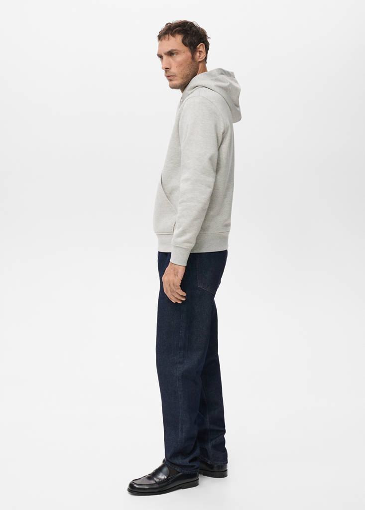 Graphic hooded sweatshirt — Medium Heather Grey