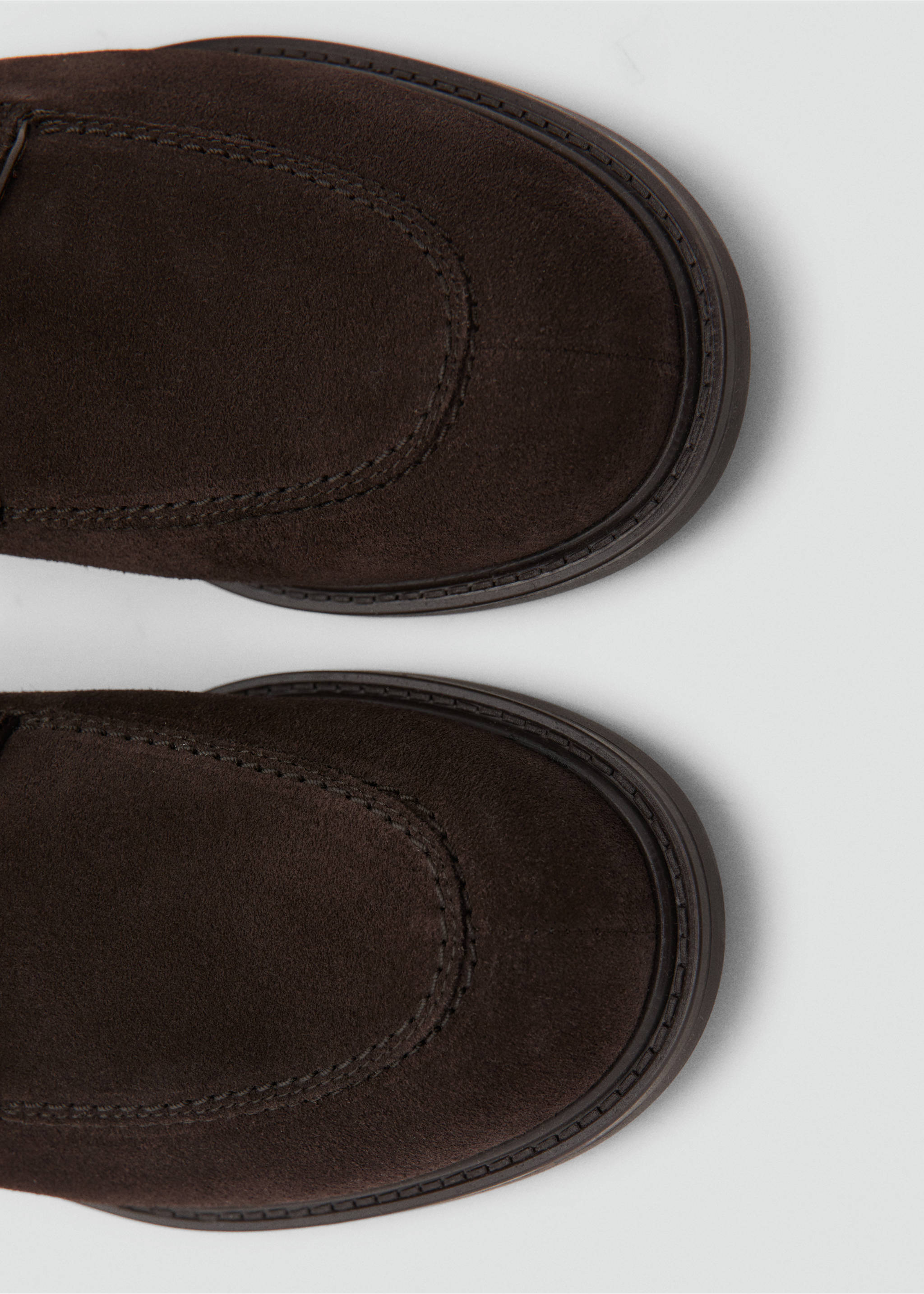 Chaussures costume cuir suède - Détail de l'article 2, Marron. Ref: 27061326-00.