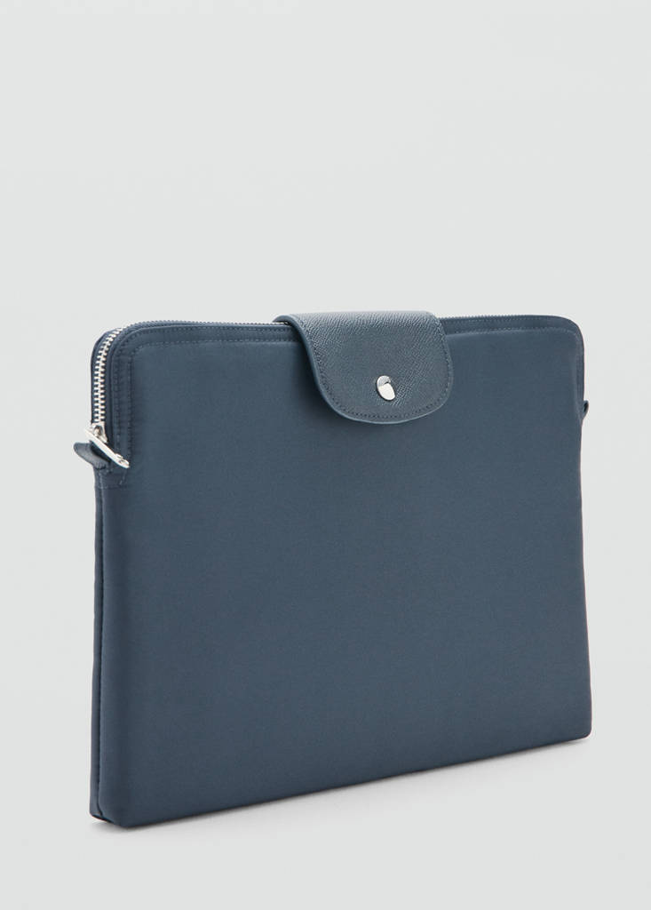 Nylon laptop case — Navy