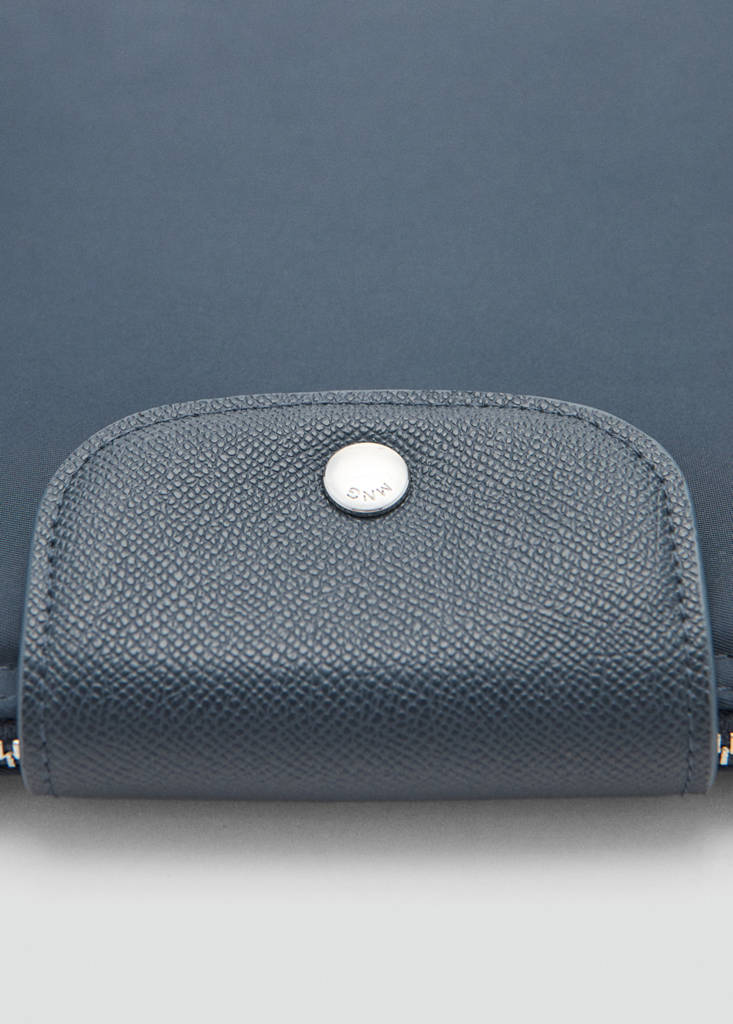 Nylon laptop case — Navy