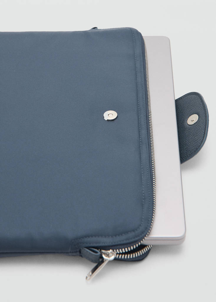 Nylon laptop case — Navy