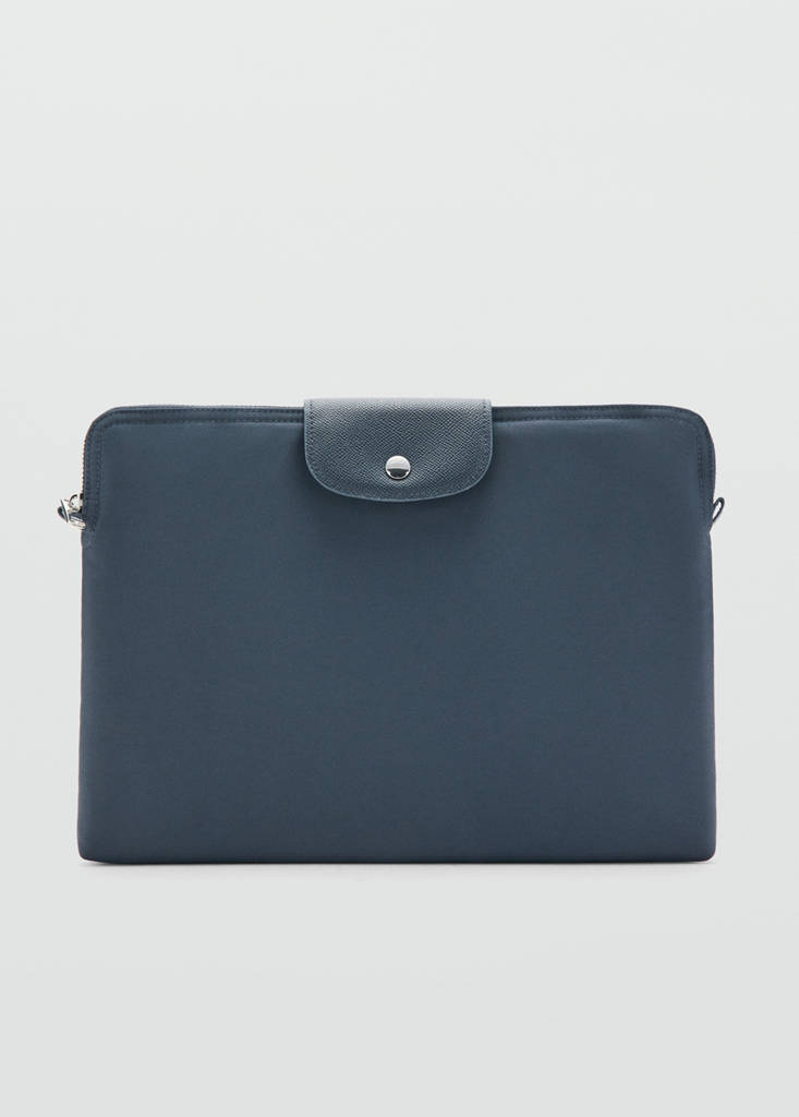 Nylon laptop case — Navy