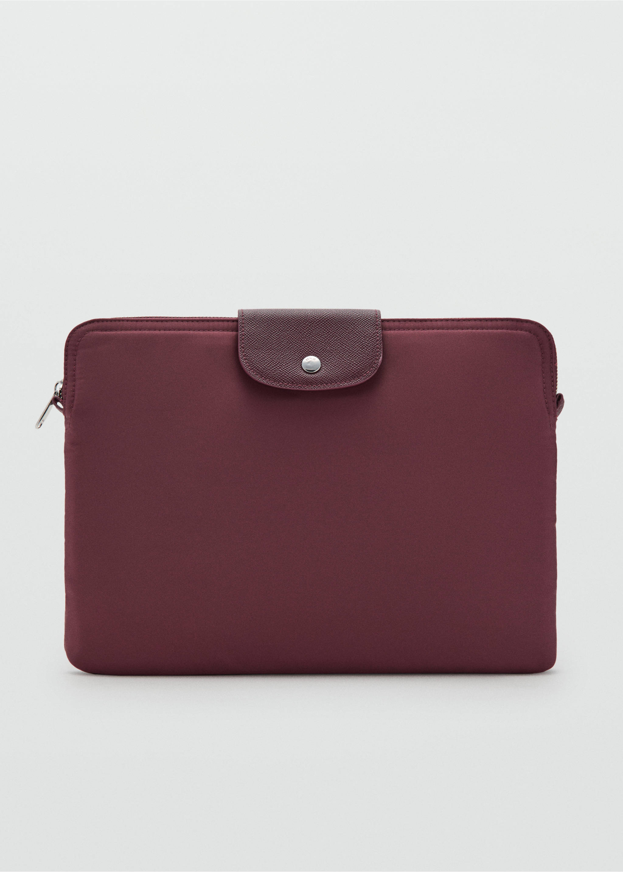 Nylon laptop case - Article without model, Burgundy. Ref: 27061333-00.