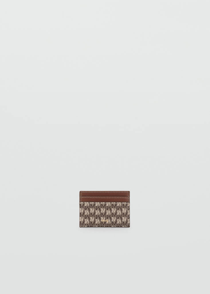 Card holder with printed logo
