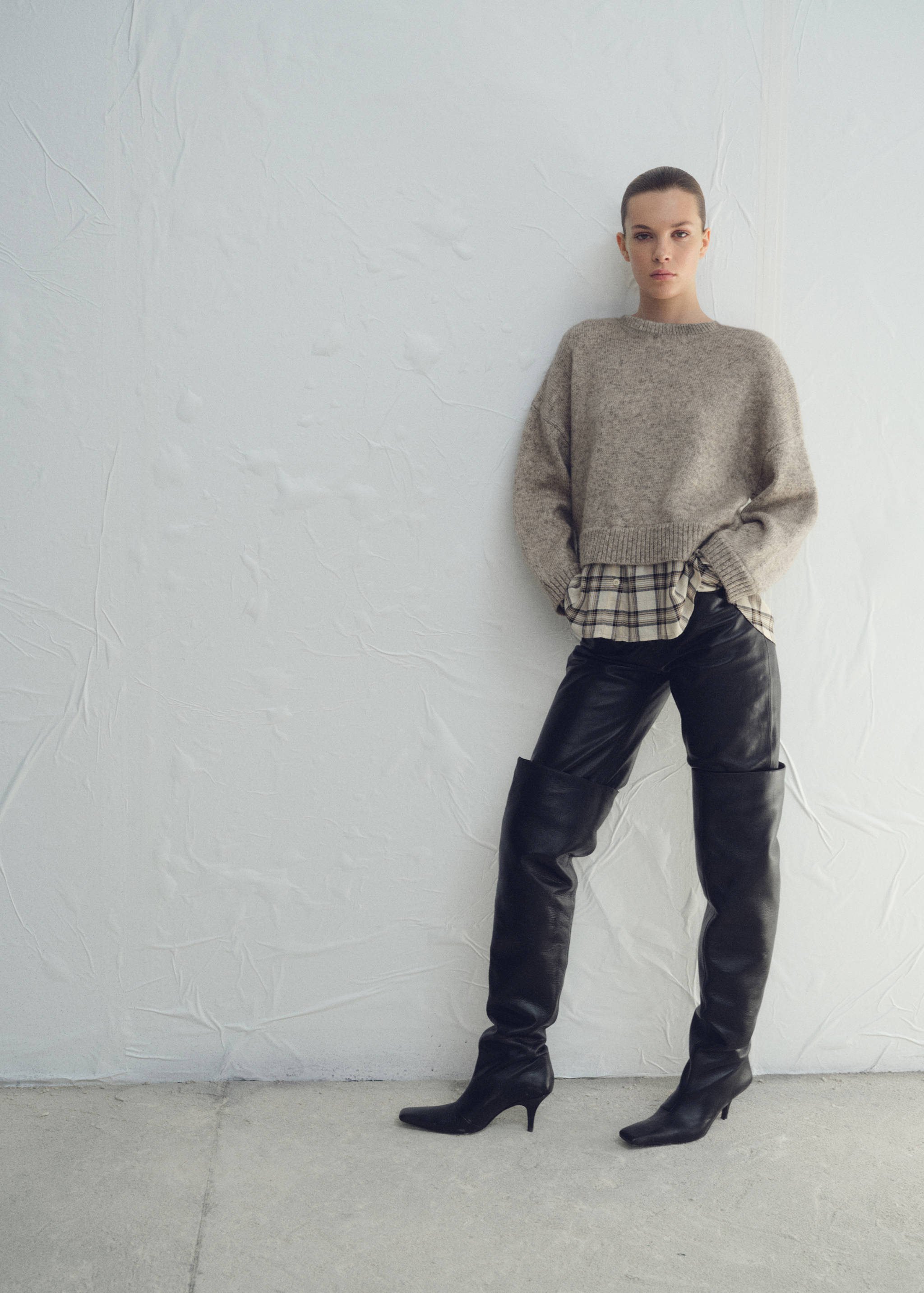 Combined shirt sweater - General plane