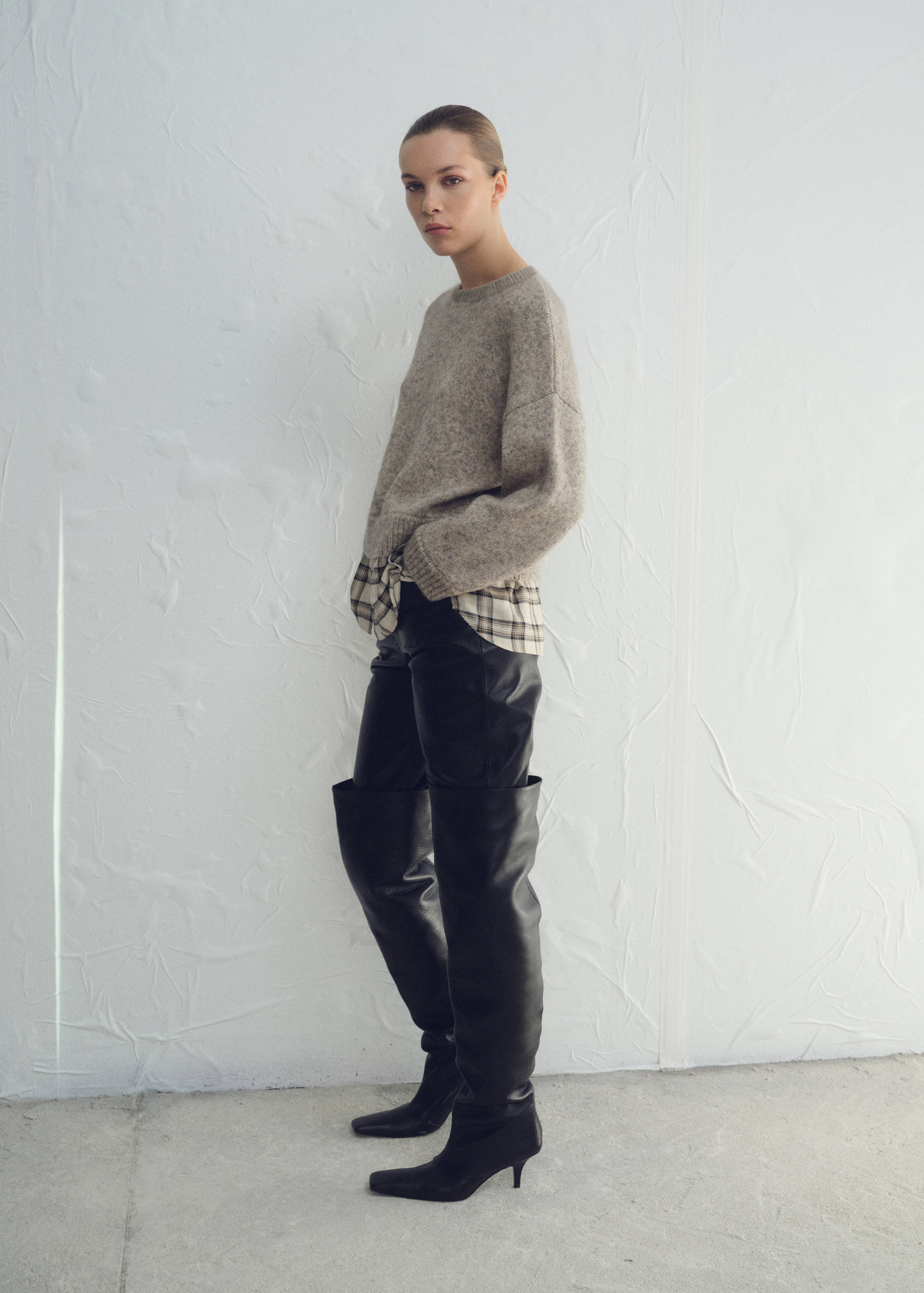 Combined shirt sweater - Details of the article 6