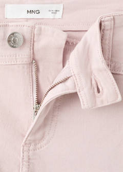 Straight low waist jeans — Pink 7