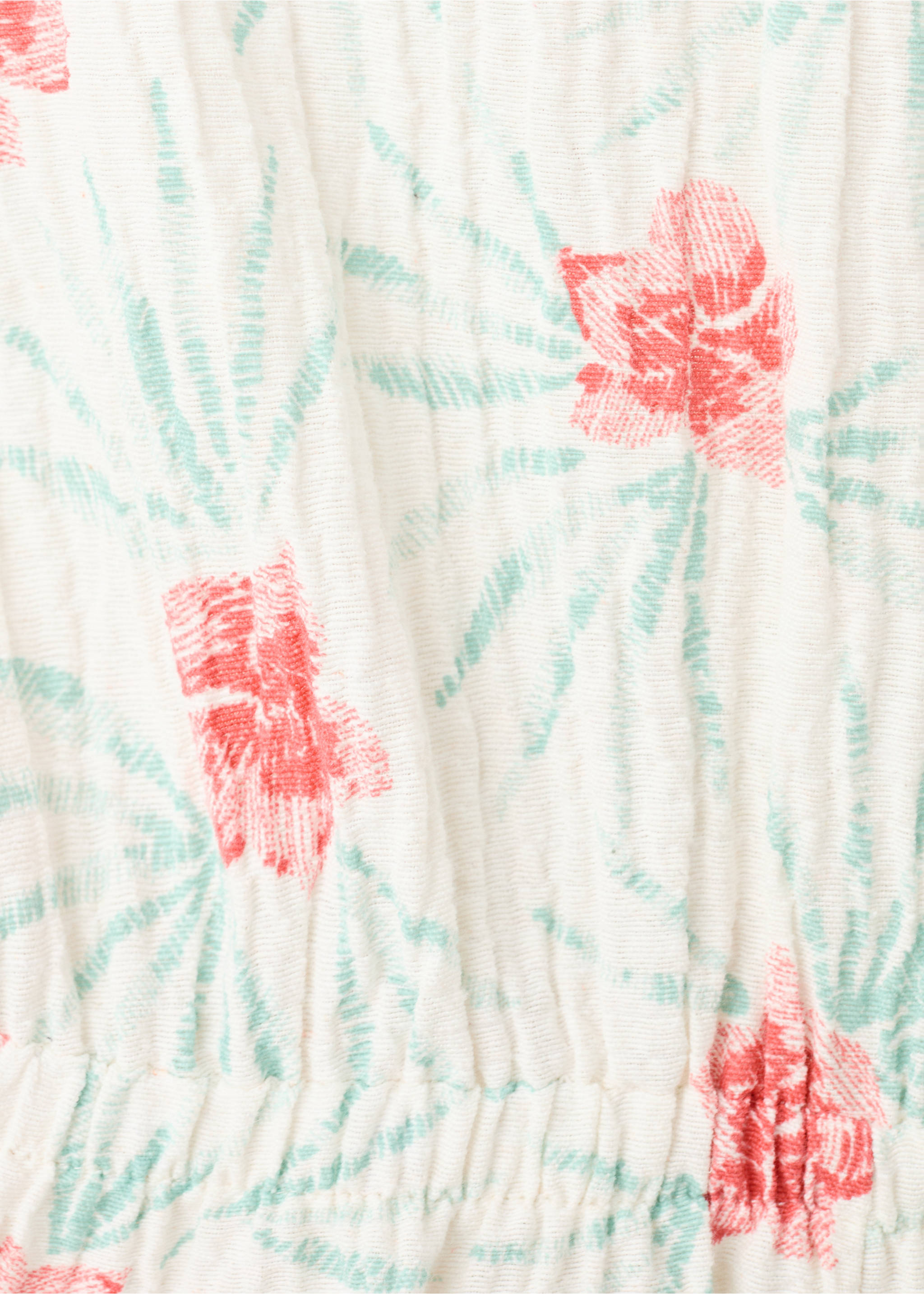 Printed short jumpsuit - Details of the article 0, Off White. Ref: 27061515-00.