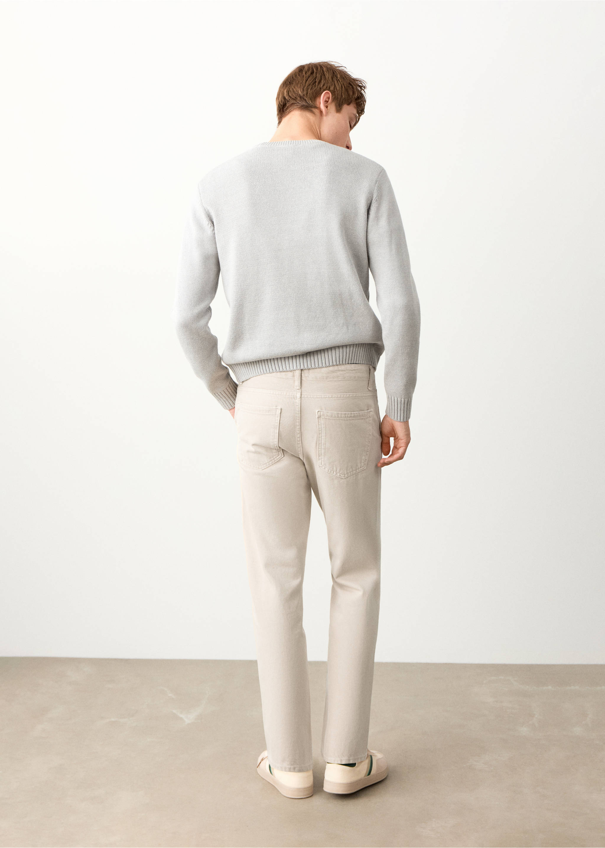 Texans regular fit - Revers de l'article, Beige. Ref: 27061518-00.