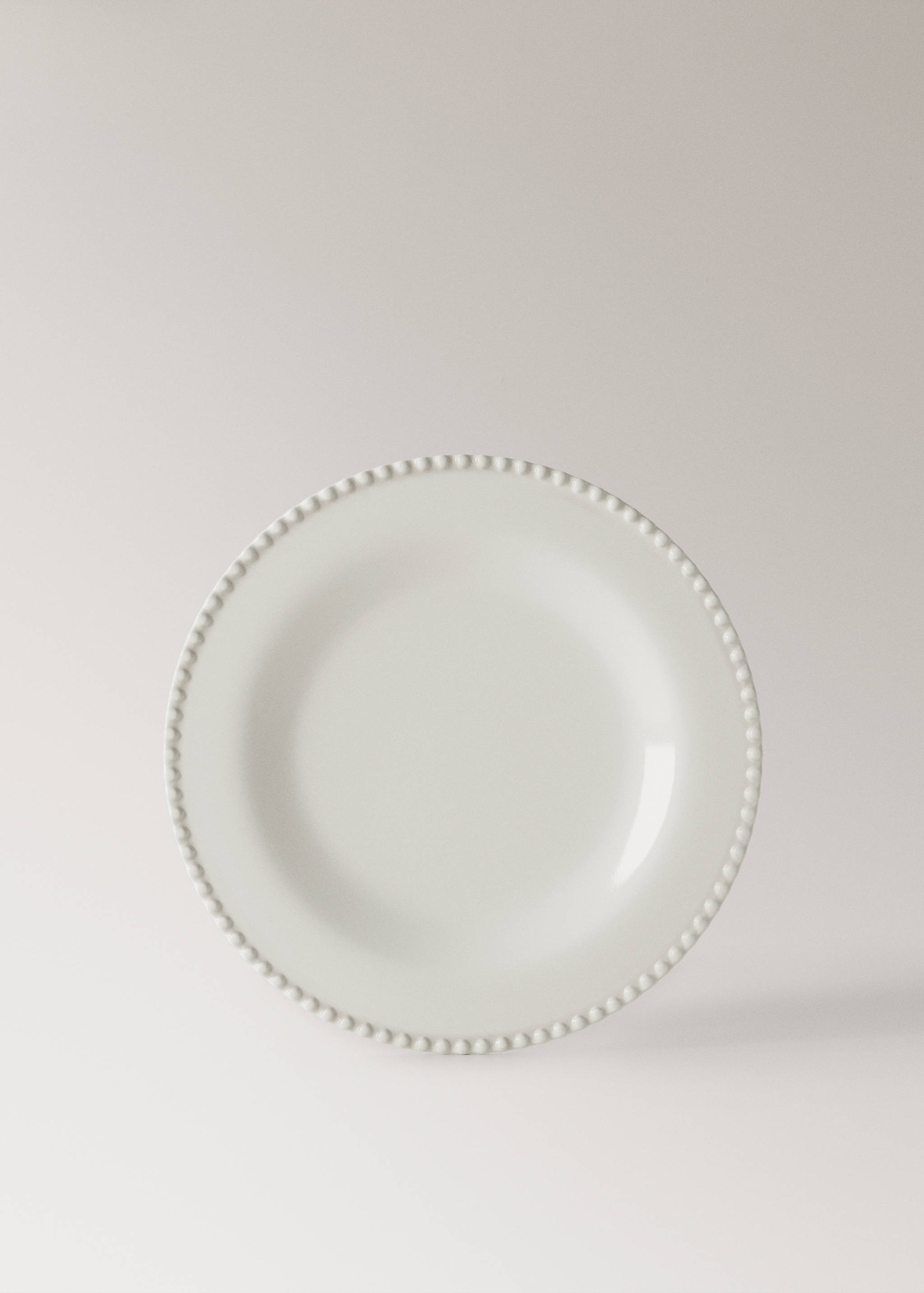 Decorative stoneware dinner plate - Article without model