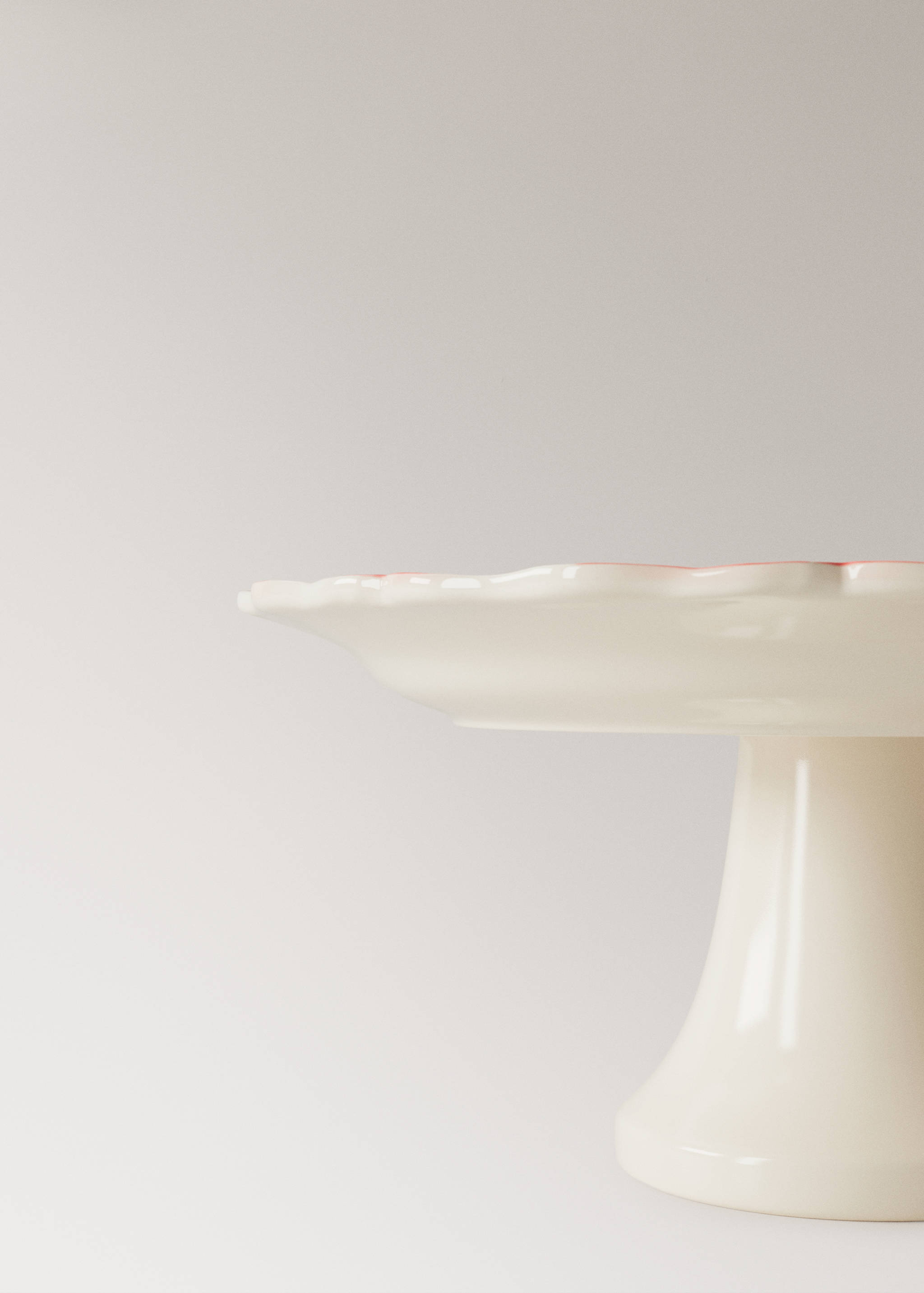 Taartplateau van aardewerk met strepen - Detail van het artikel 2