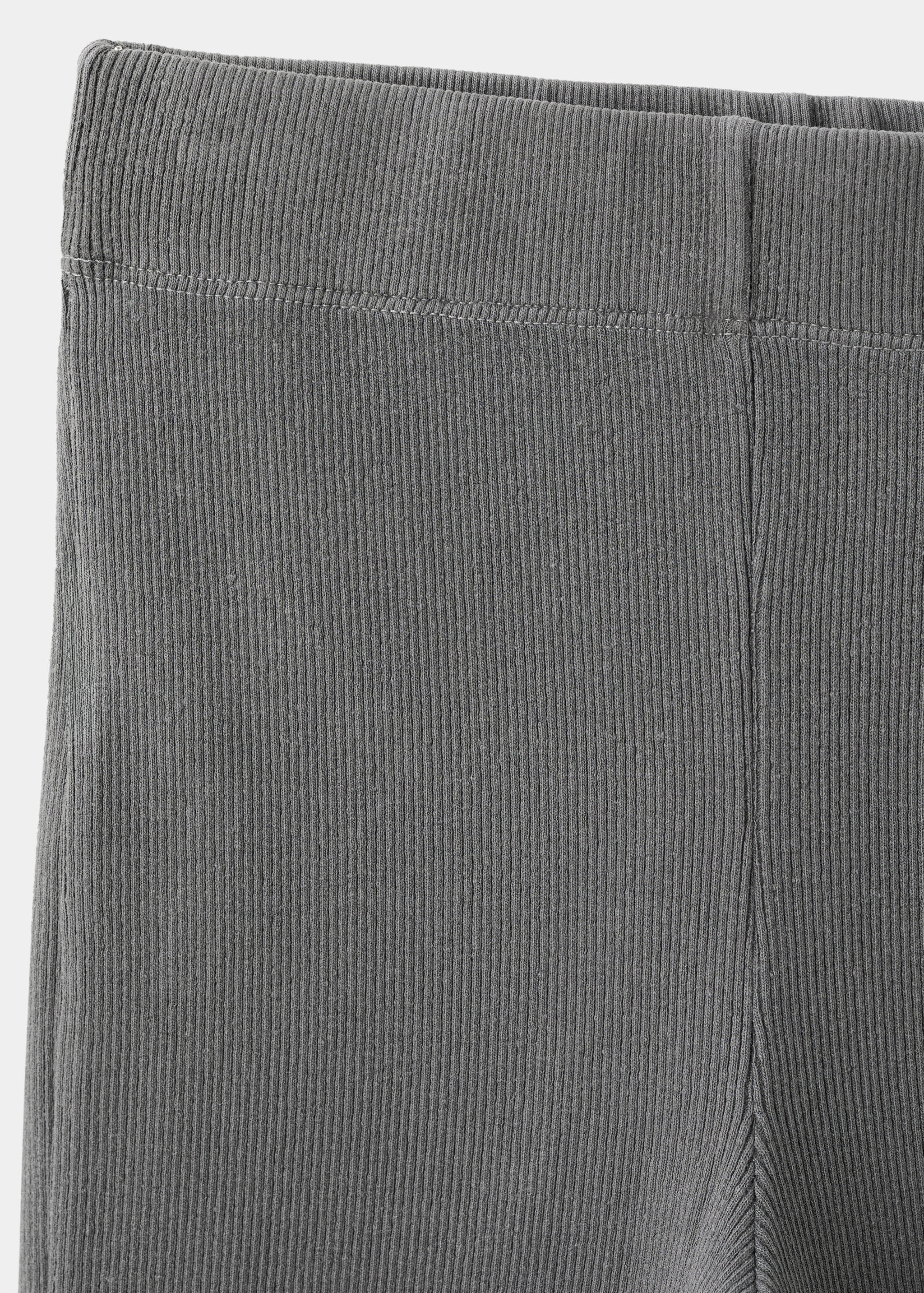 Ribbed flared leggings - Details of the article 0
