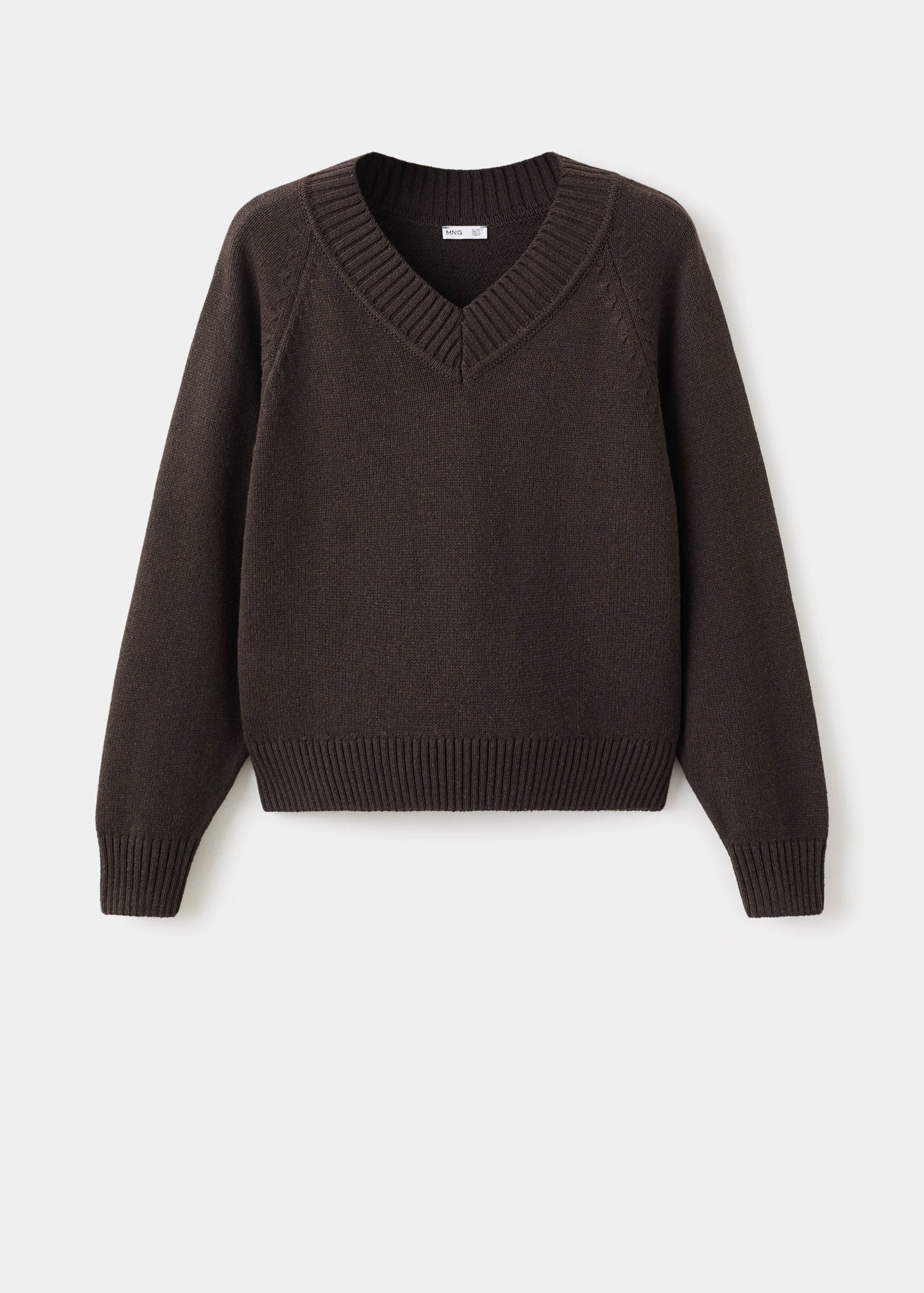 V-neck knit sweater - Article without model