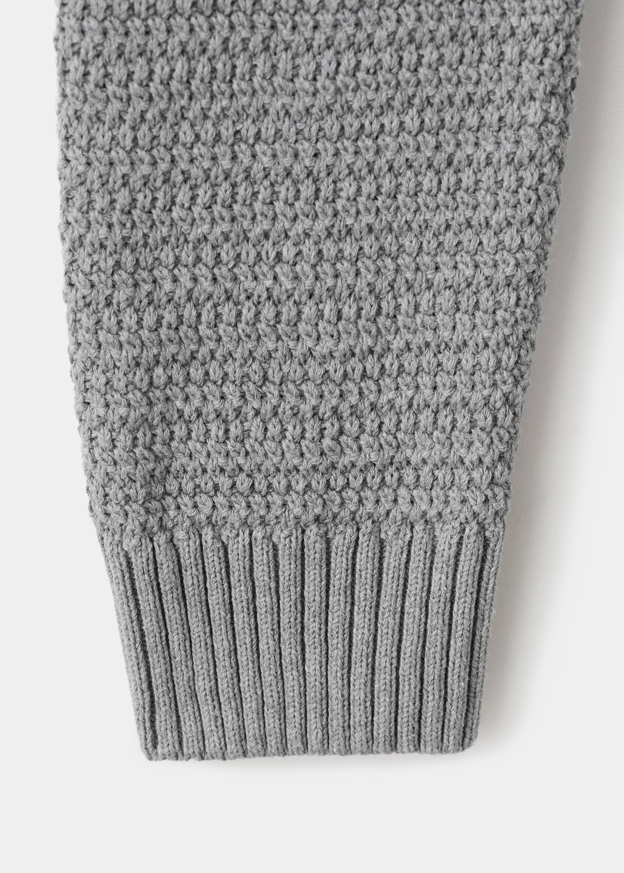 Вязаный кардиган с пуговицами - Деталь изделия 0