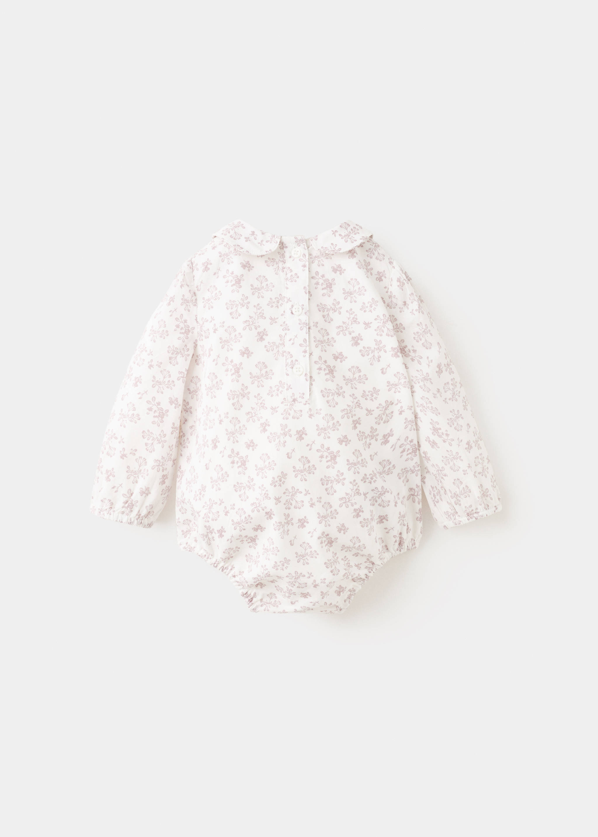 Pelele estampado flores - Reverso del artículo