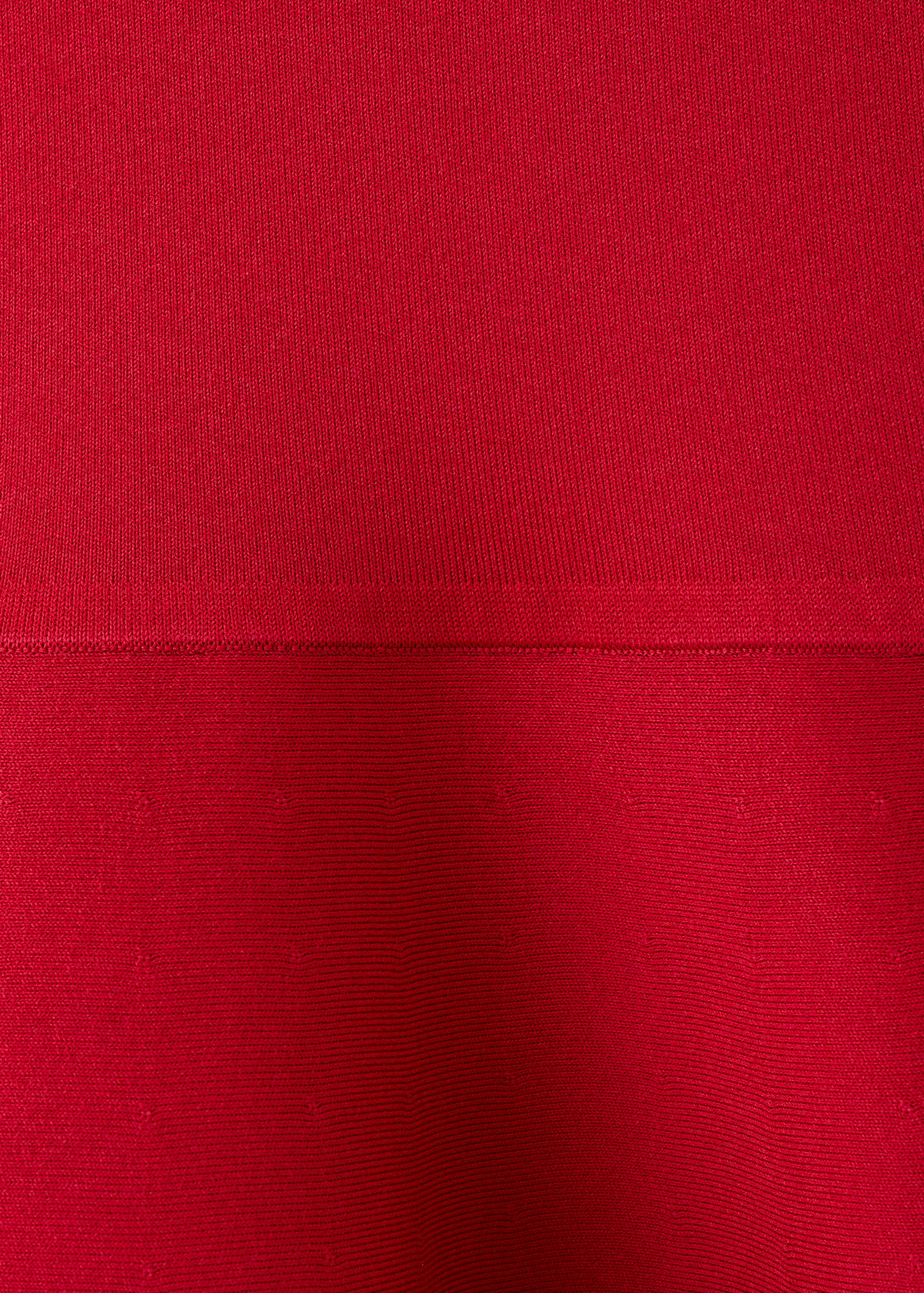 Peplum knit dress with buttons - Details of the article 0