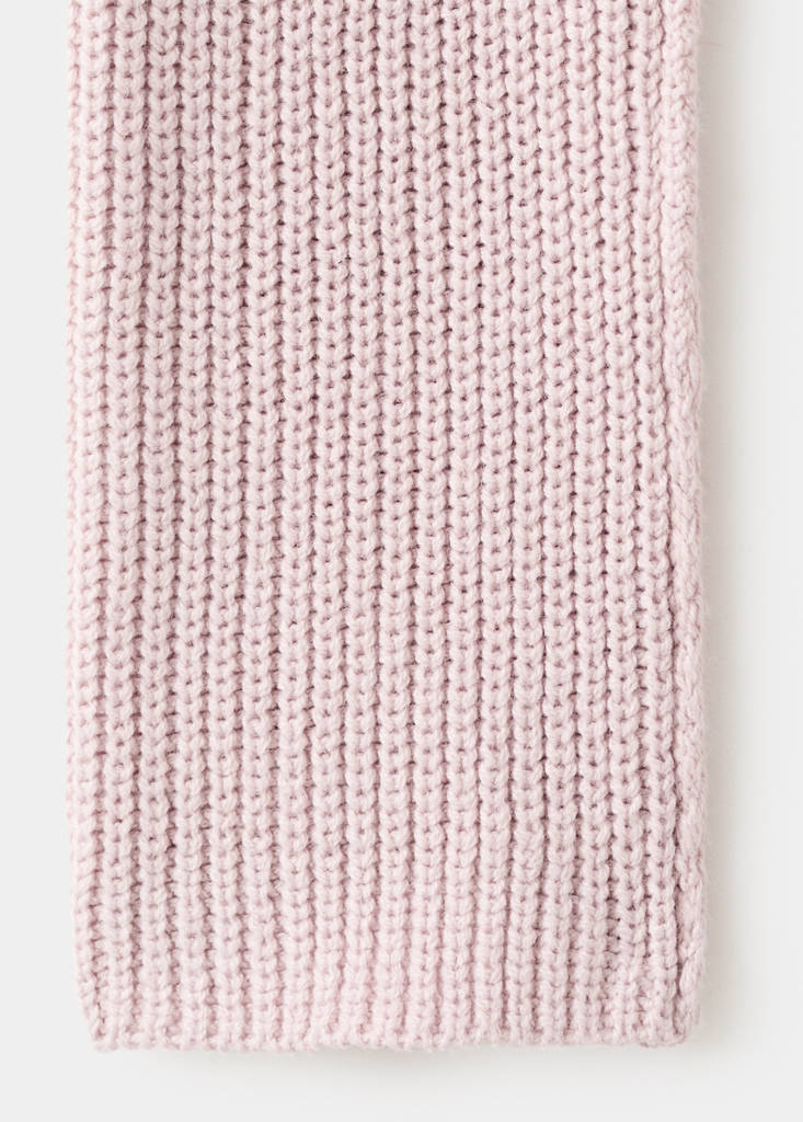 Knitted button cardigan — Light Pink