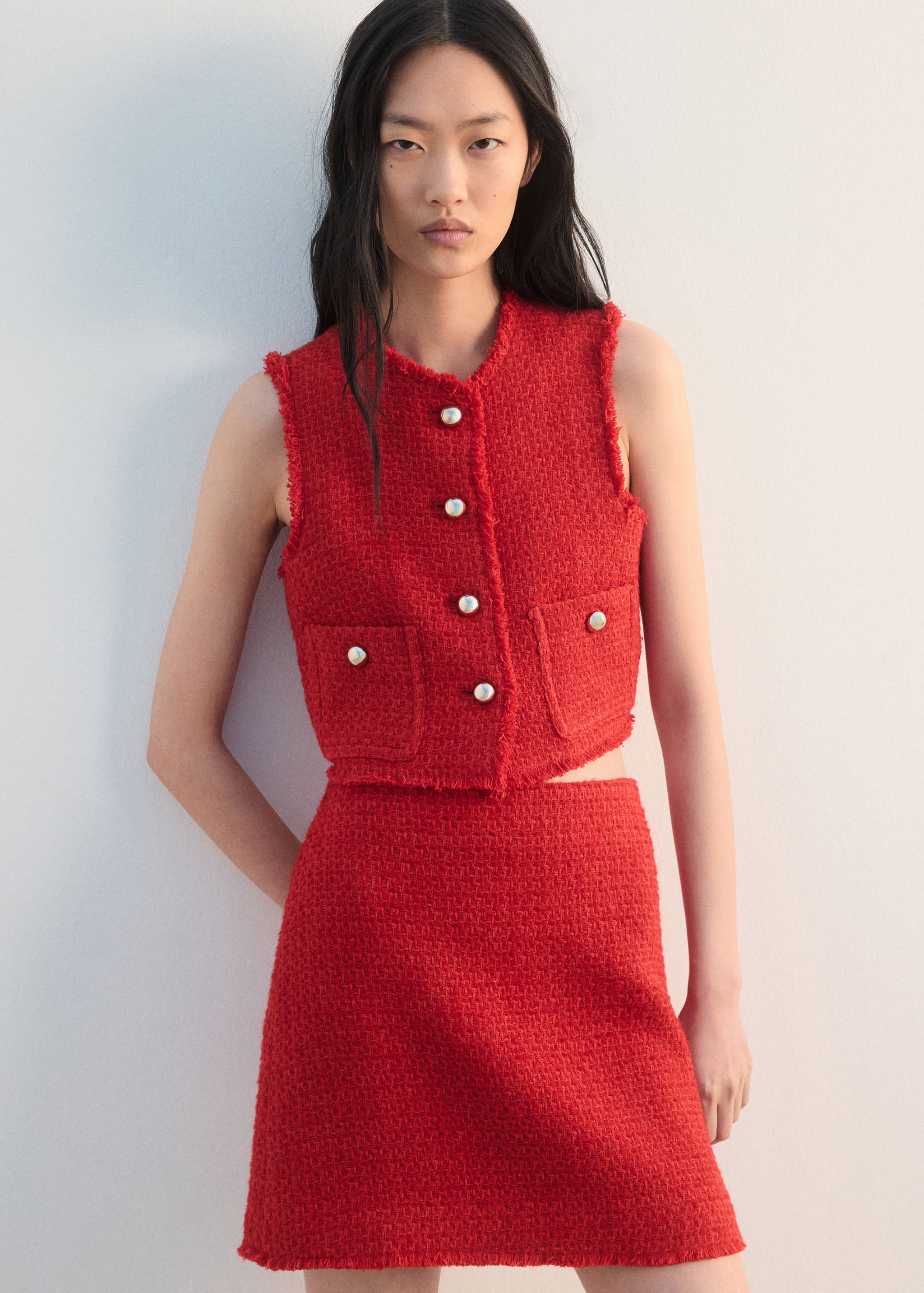 Falda corta tweed - Detalle del artículo 1