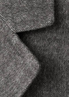 Double-breasted wool coat — Grey 8