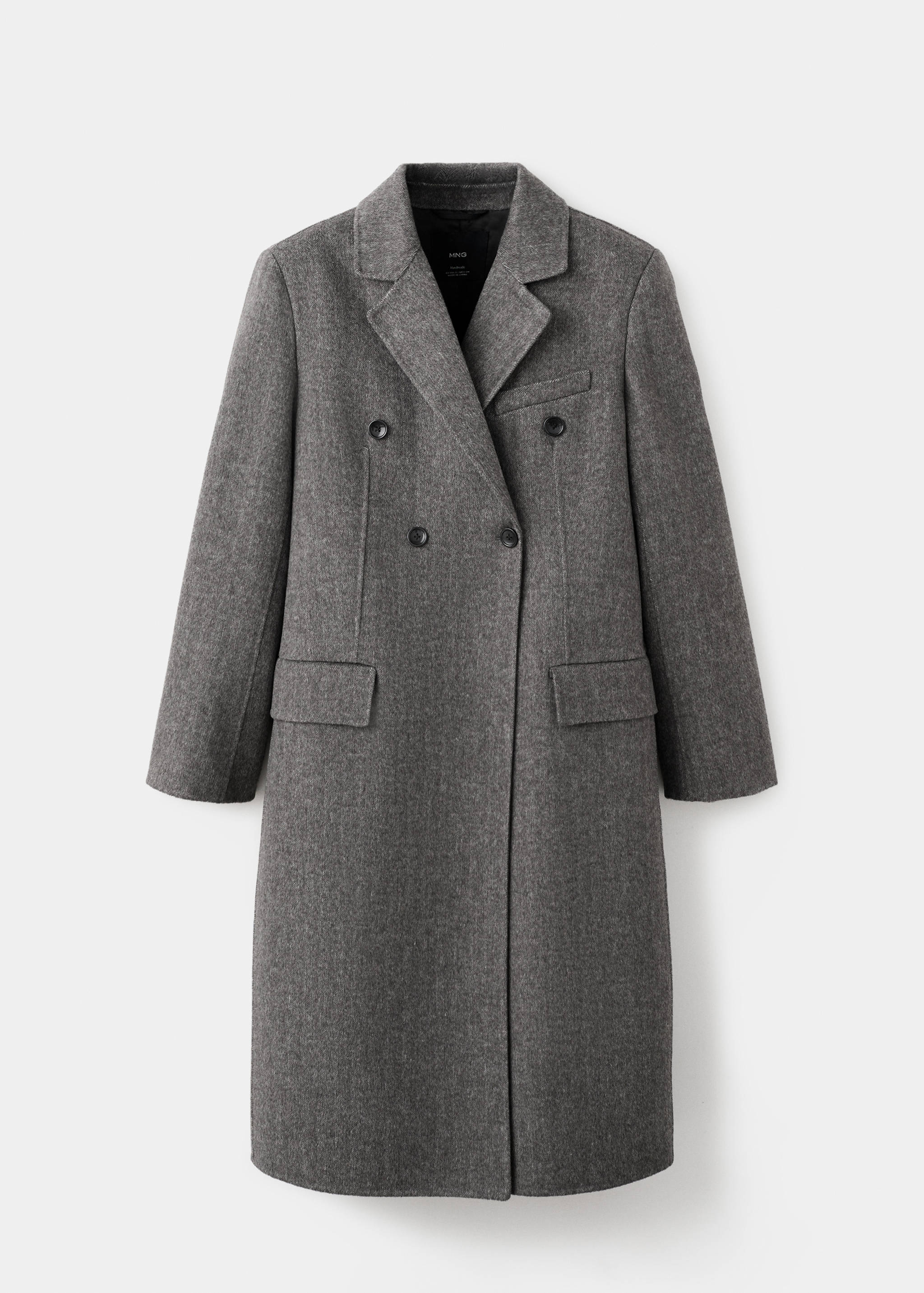Double-breasted wool coat - Article without model