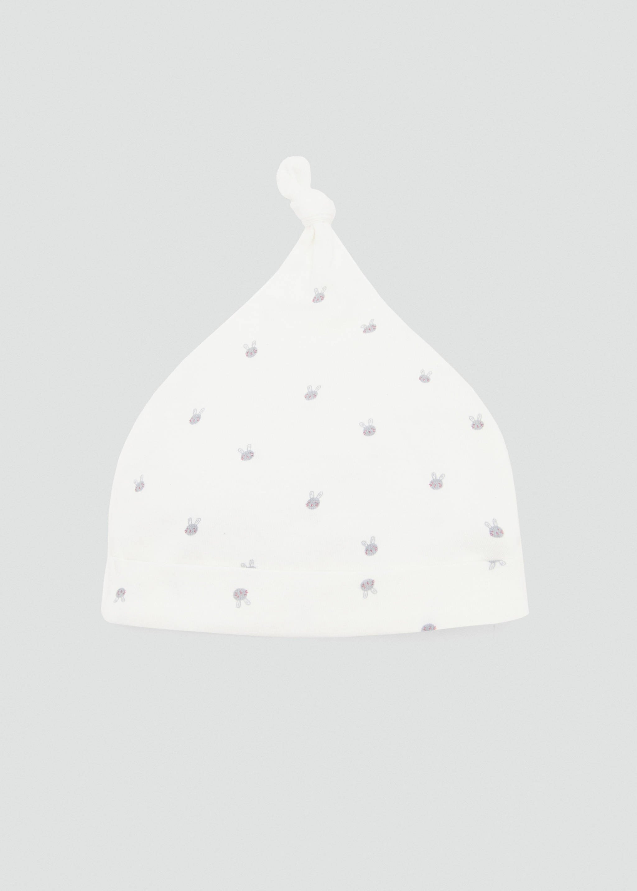 Căciulă imprimată cu detaliu nod - Articol fără model