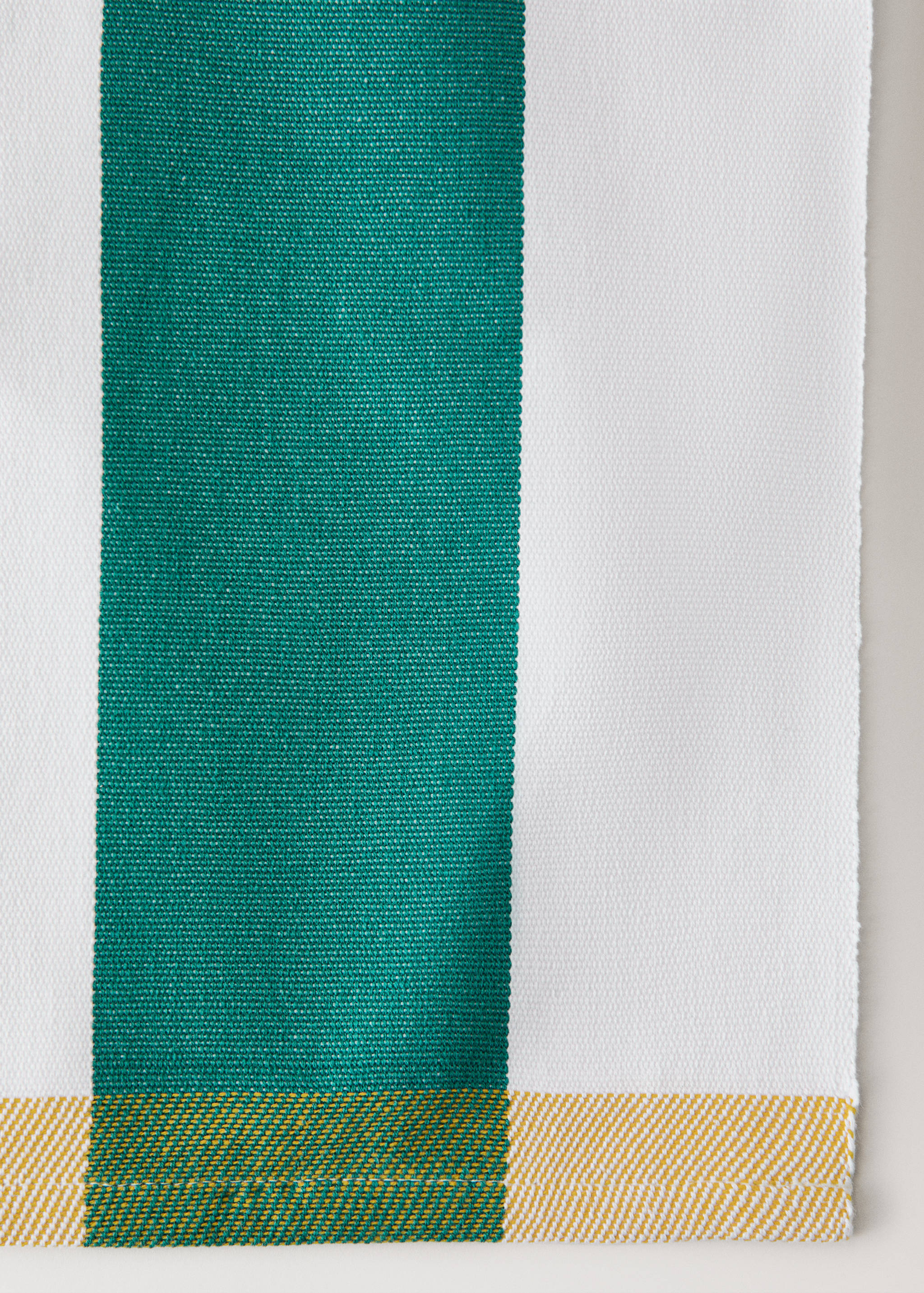 Běhoun na stůl s potiskem pruhů 100% bavlna - Detail zboží 2