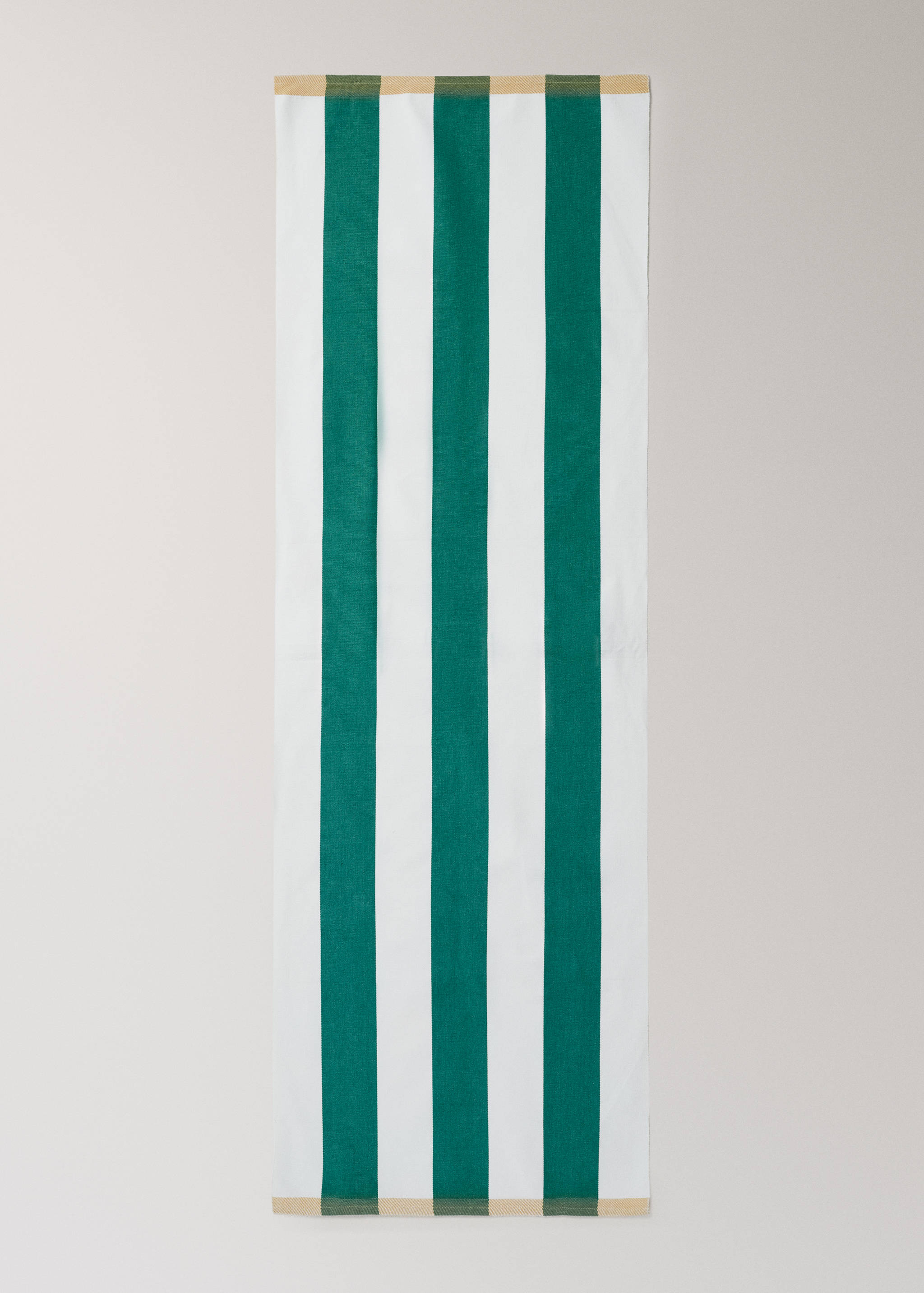 Běhoun na stůl s potiskem pruhů 100% bavlna - Detail zboží 3