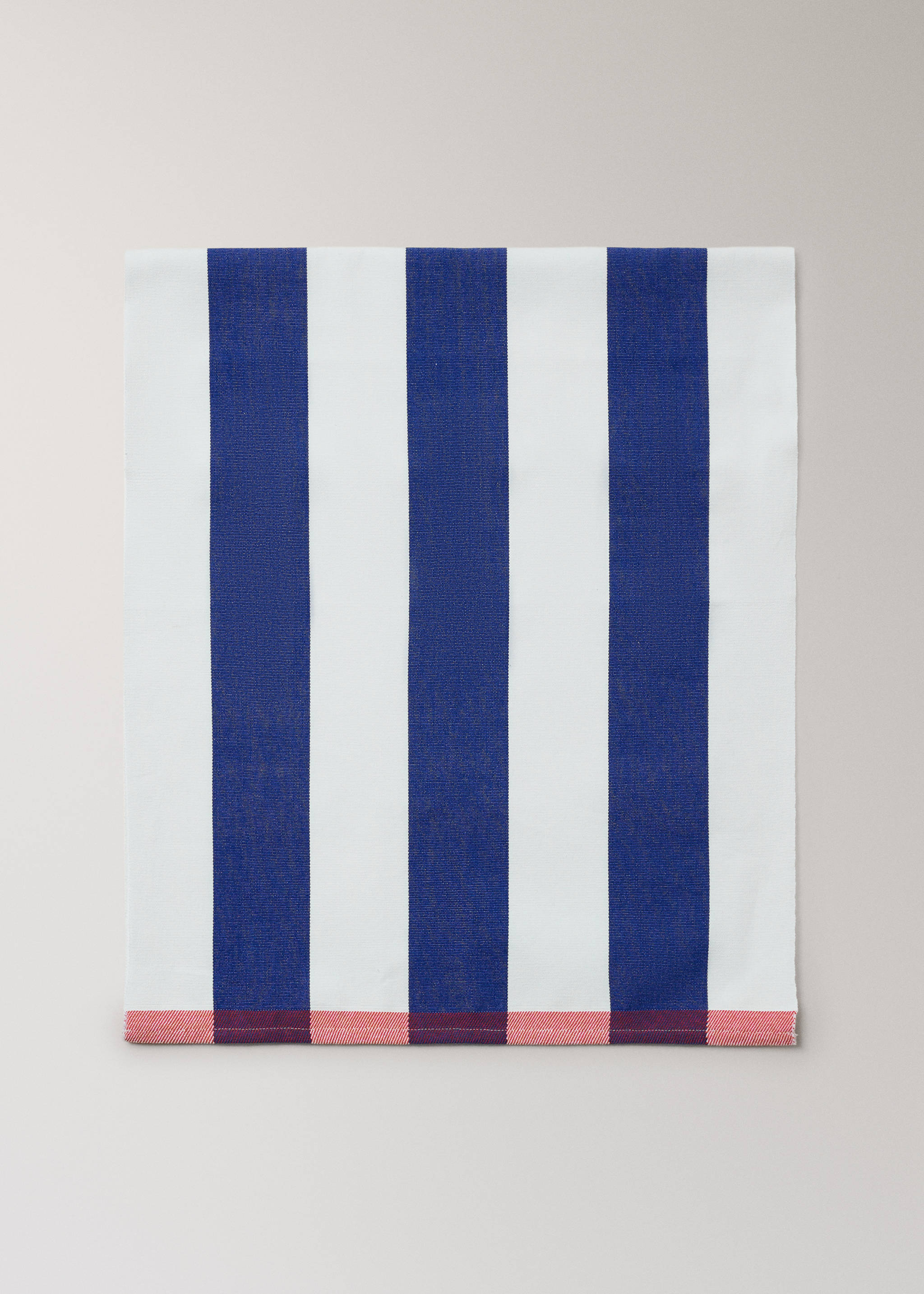 Běhoun na stůl s potiskem pruhů 100% bavlna - Zboží bez modelu