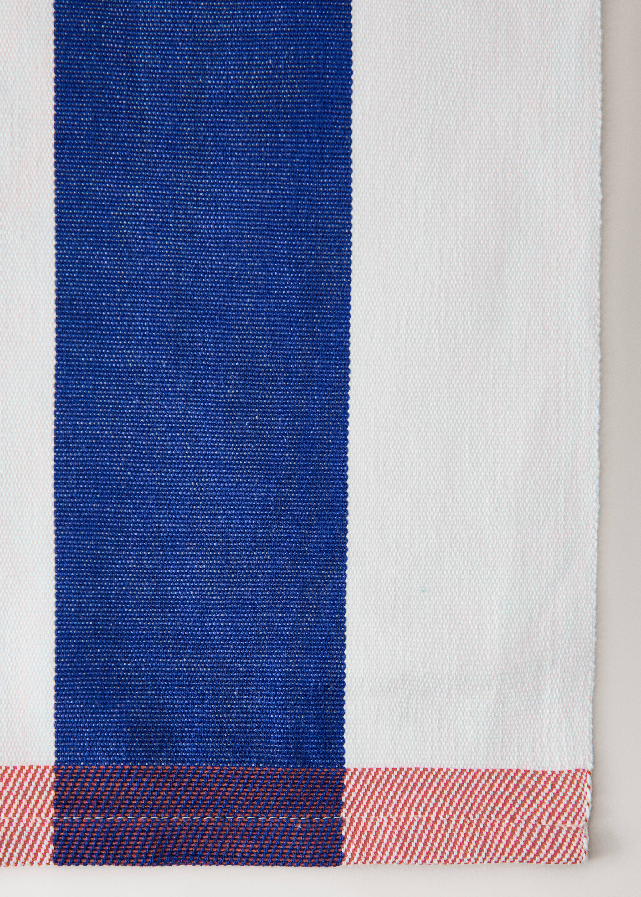 Běhoun na stůl s potiskem pruhů 100% bavlna - Detail zboží 2