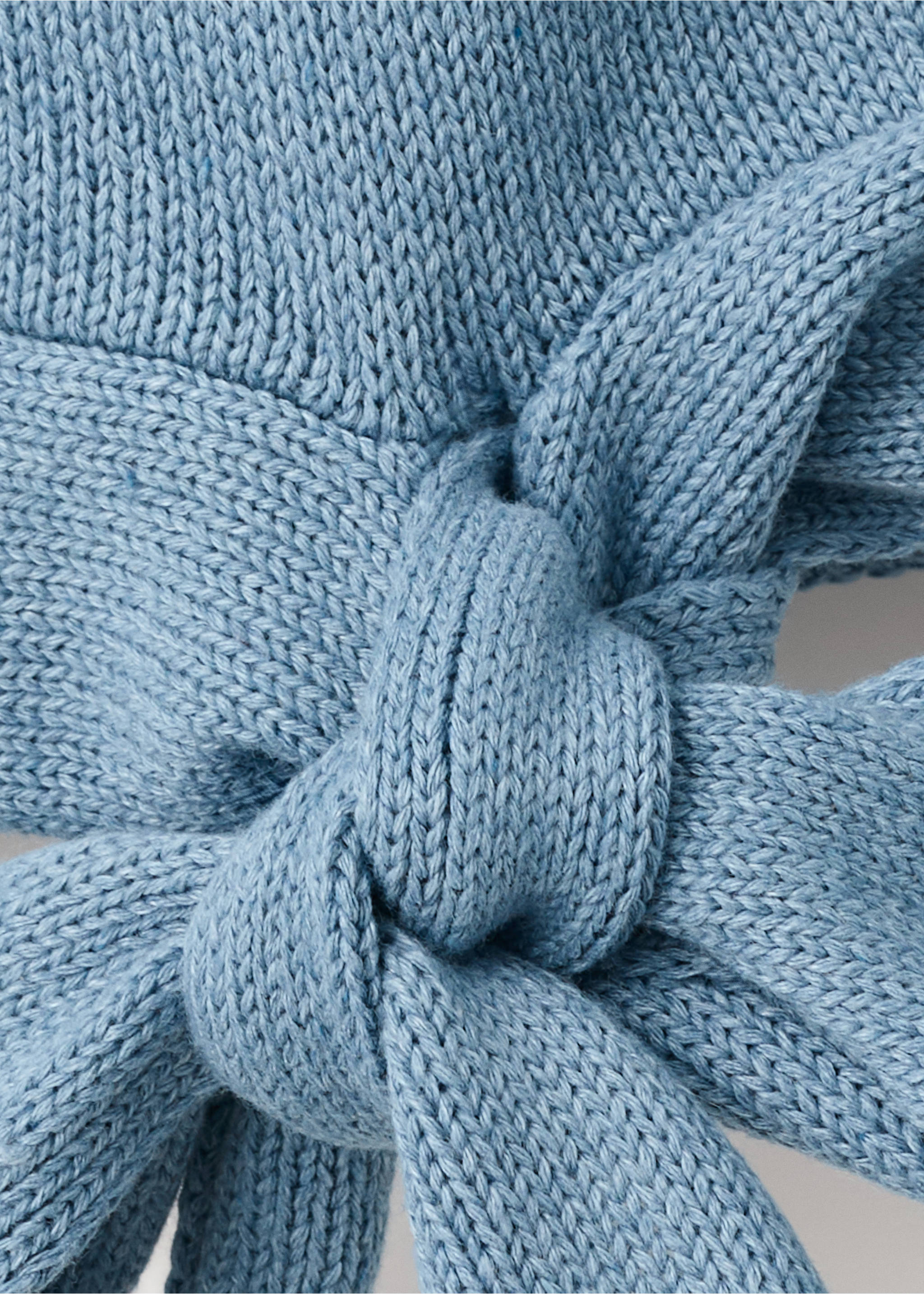 Fijn gebreide trui - Detail van het artikel 8, Blauw. Ref: 27062554-00.