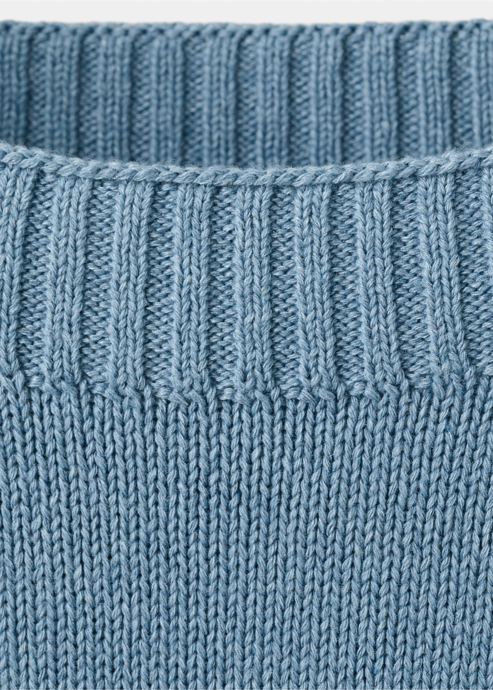 Fijn gebreide trui - Detail van het artikel 0, Blauw. Ref: 27062554-00.