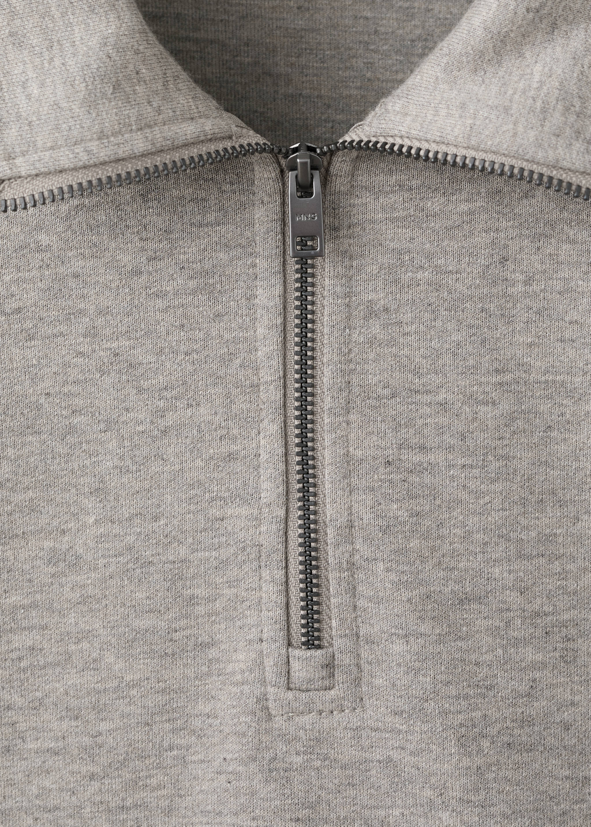 Regular-fit zip-neck sweatshirt - Details of the article 8